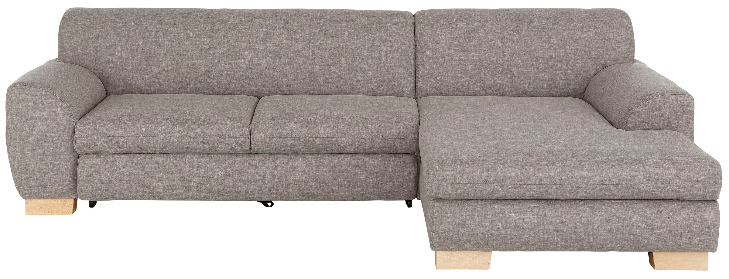 Home affaire Ecksofa "Nika L-Form", Polsterecke, Struktur fein oder Melrose günstig online kaufen