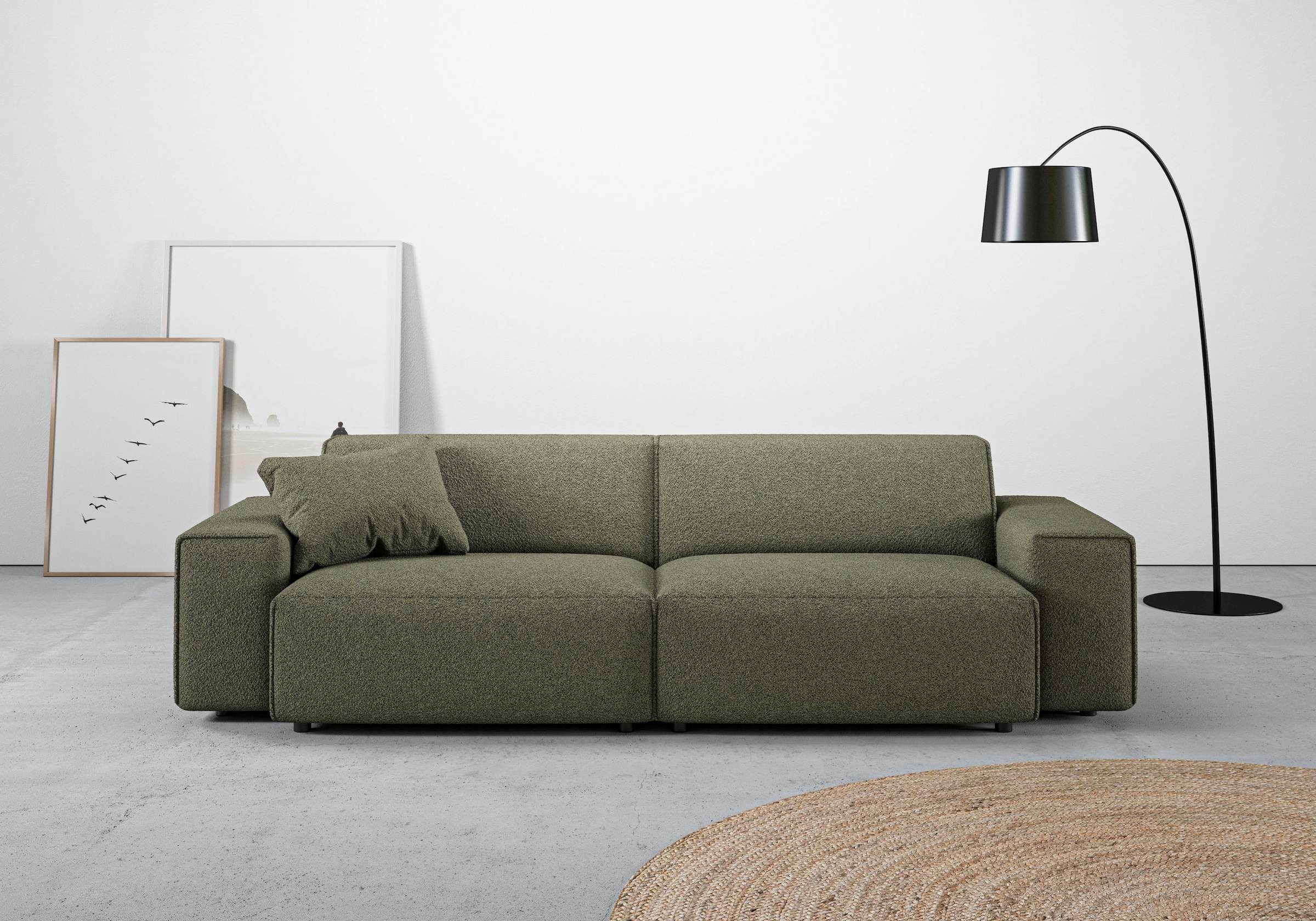 Home affaire Big-Sofa »Glimminge auch in Breitcord, Feincord + Easy care-Be günstig online kaufen