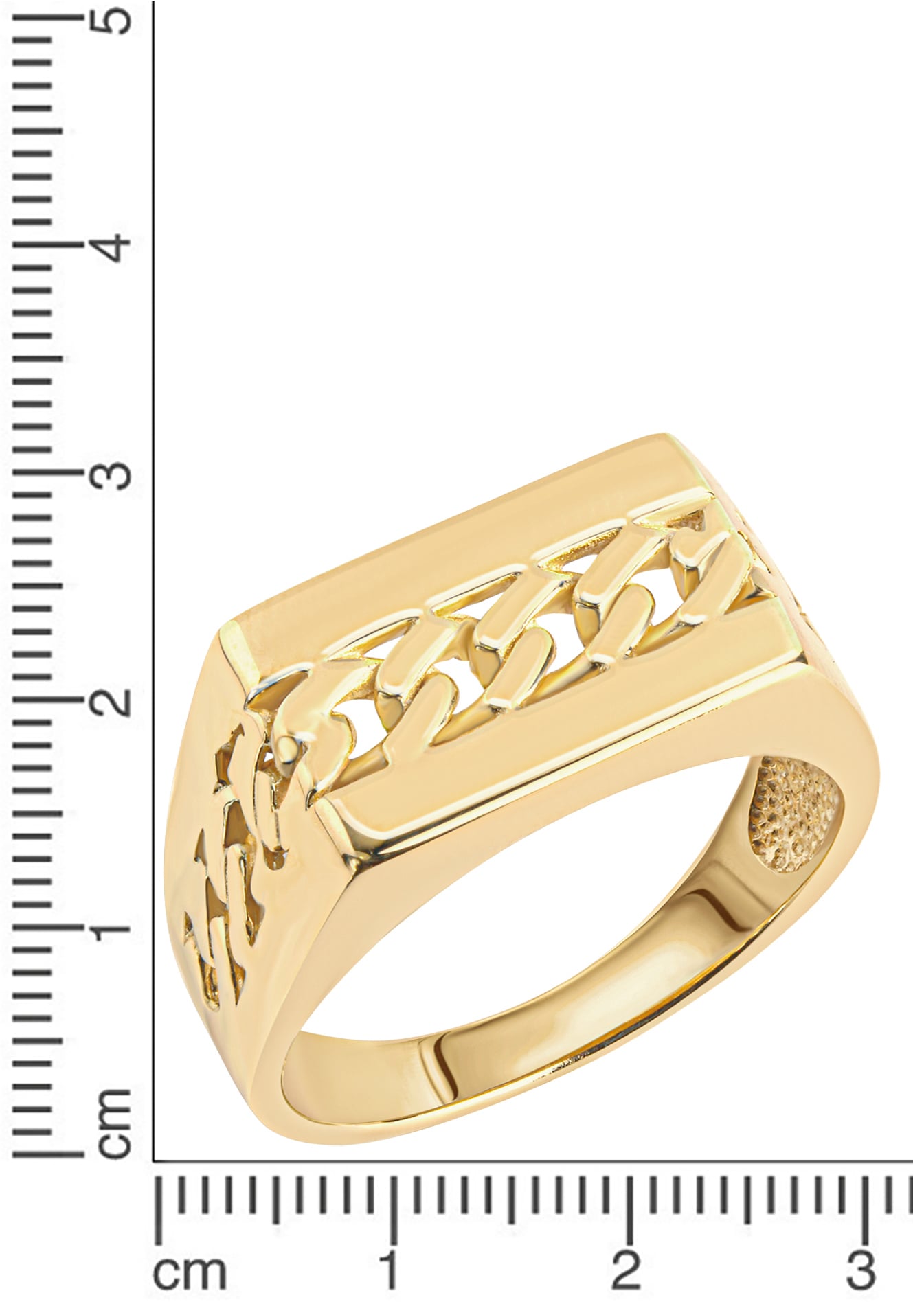 Firetti Fingerring »Schmuck Geschenk Silber 925 Silberring Panzerkette«