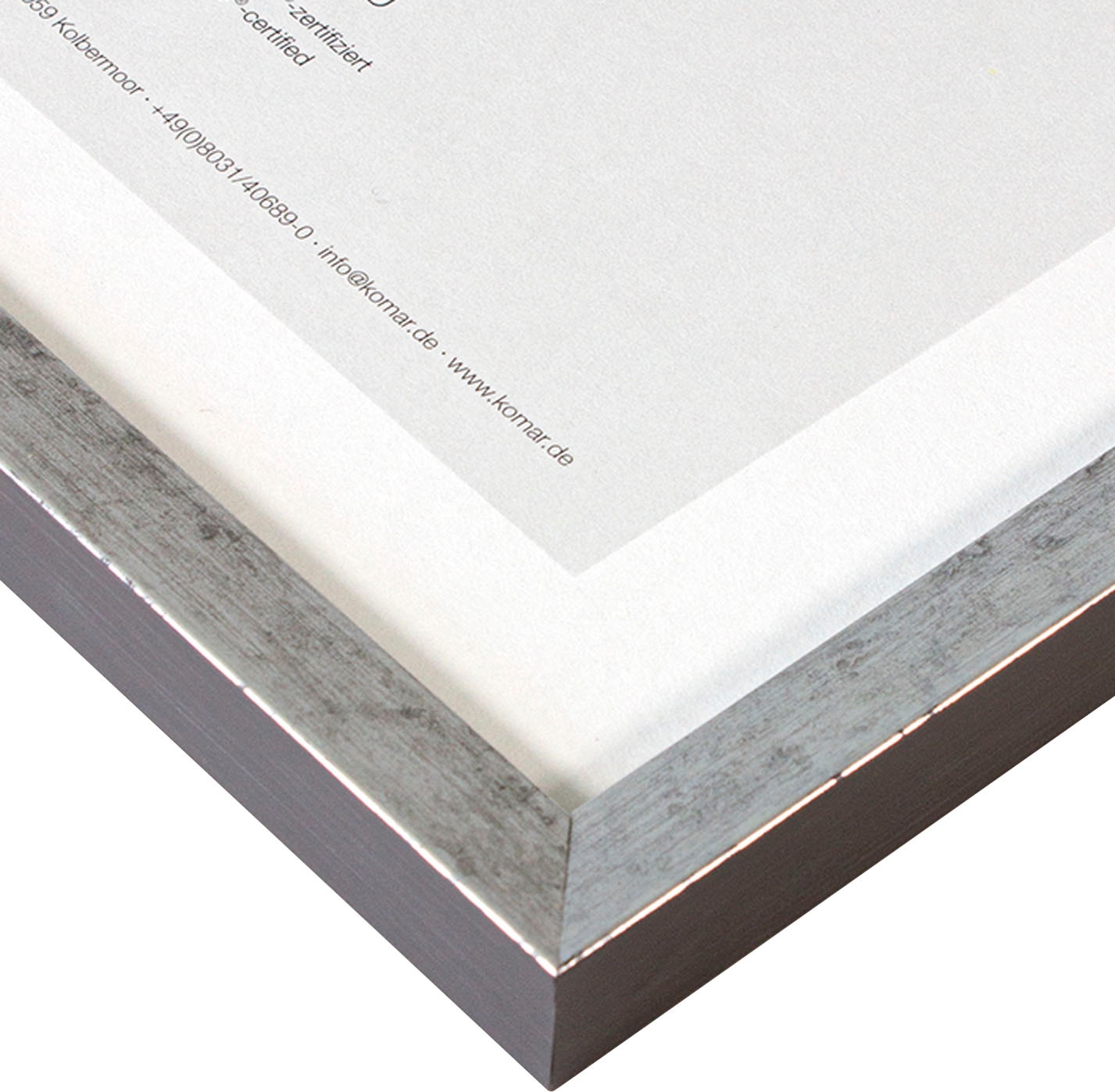 Komar Bilderrahmen »Stone«, Echtholzrahmen mit hochtransparentem Acrylglas