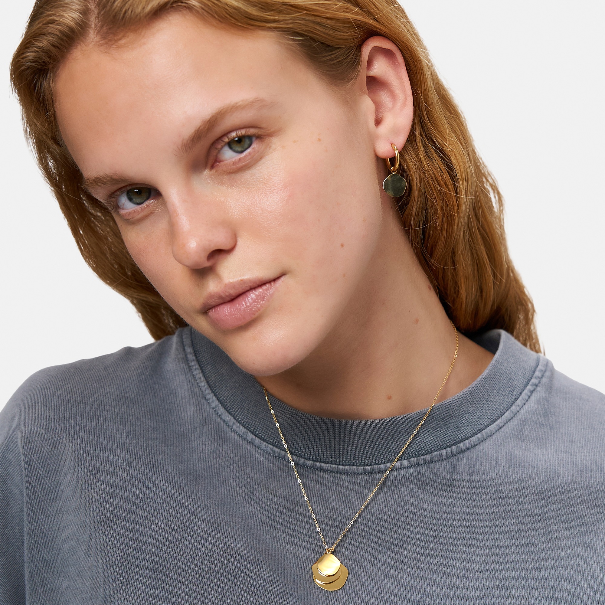 Liebeskind Berlin Kette mit Anhänger »Schmuck Geschenk Edelstahl Halskette The Organic Treasure«