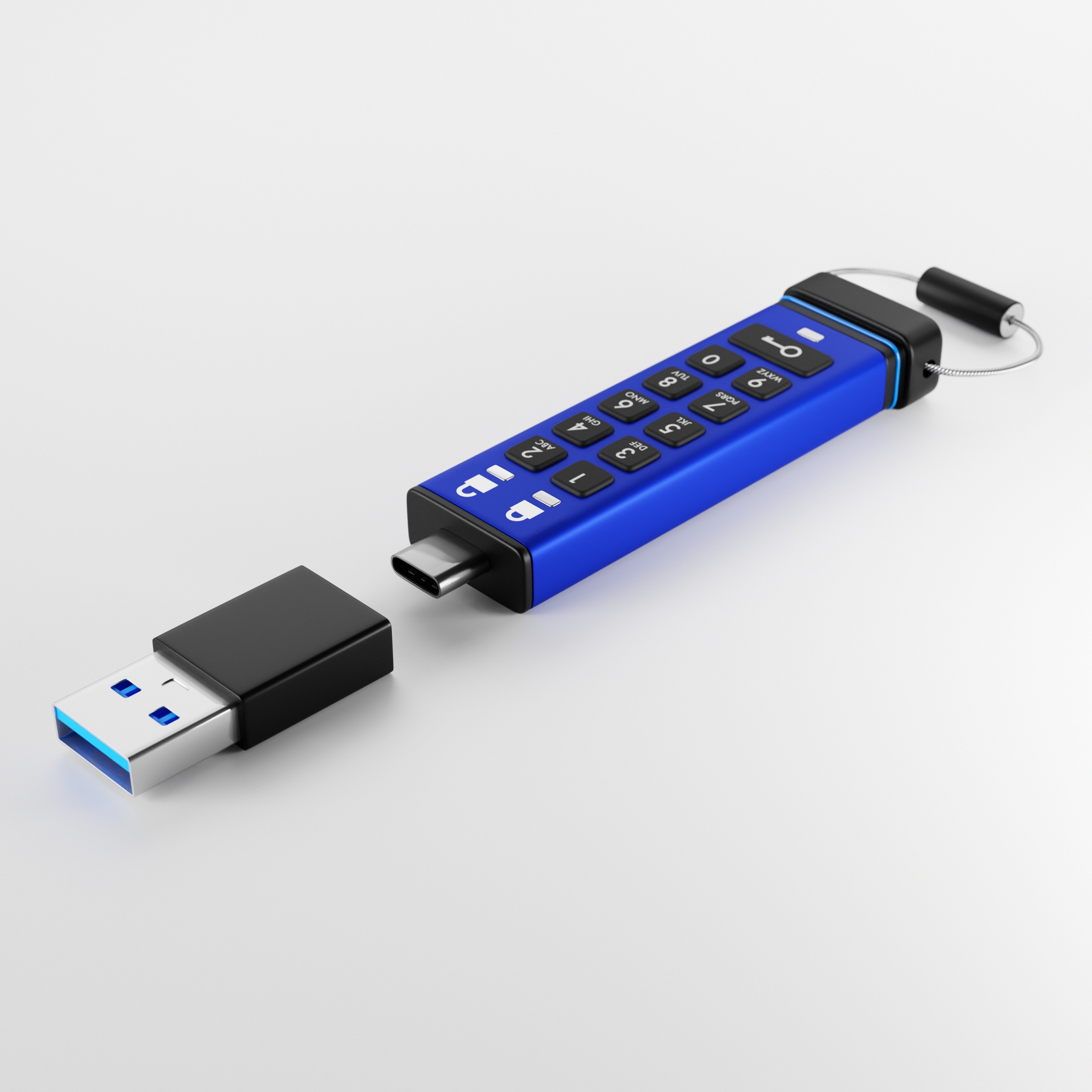 iStorage USB-Stick »datAshur Pro+C«, (USB 3.2 Lesegeschwindigkeit 310 MB/s)