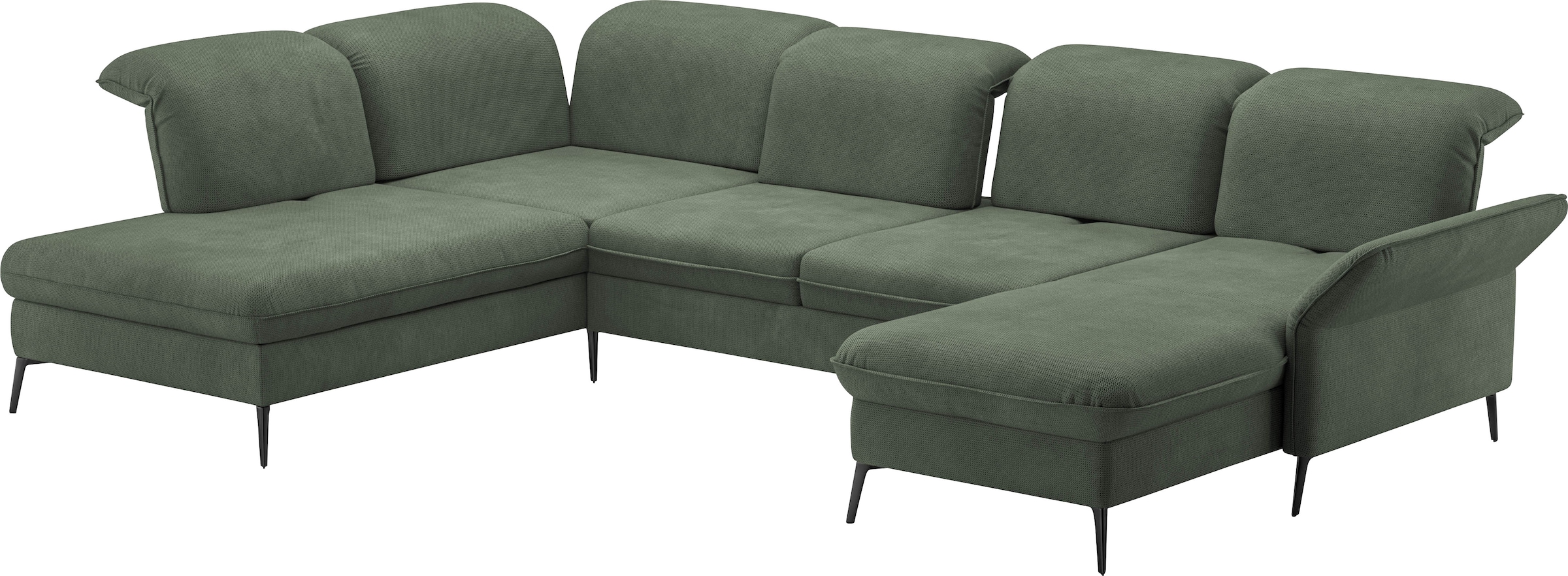 sit&more Wohnlandschaft »Emely«, mit Sitztiefenverstellung optional mit Bettfunktion und Bettkasten