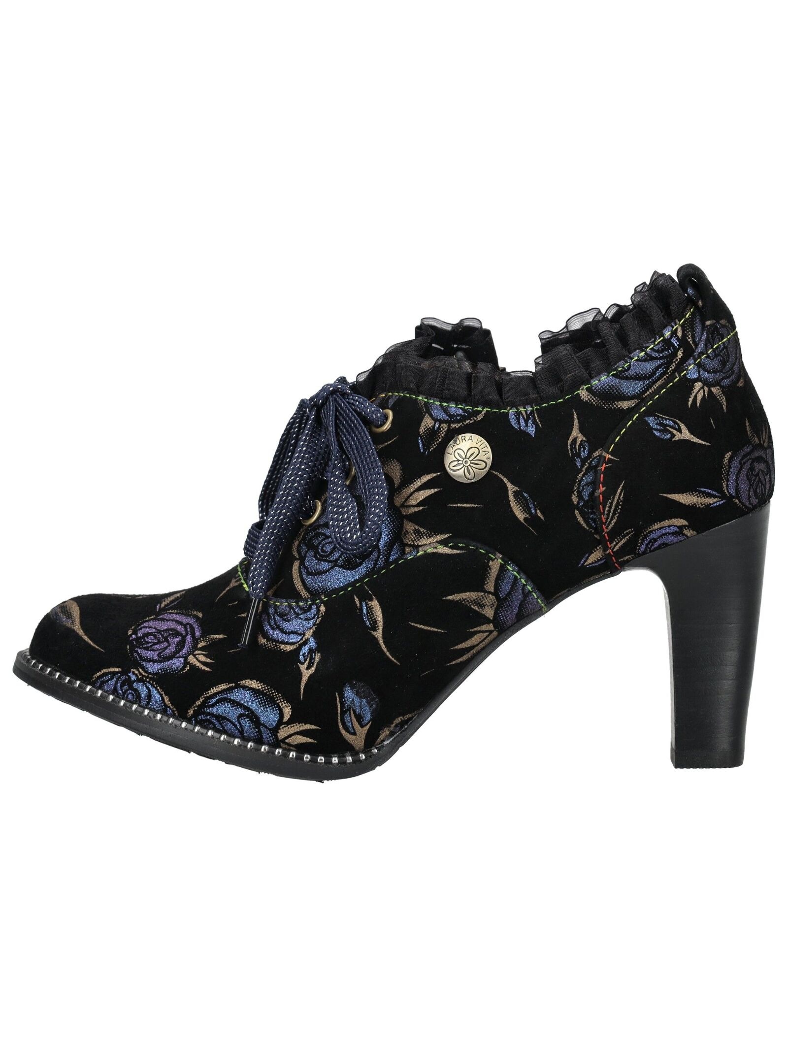 LAURA VITA Schnürstiefelette »LAURA VITA Stiefelette Veloursleder«