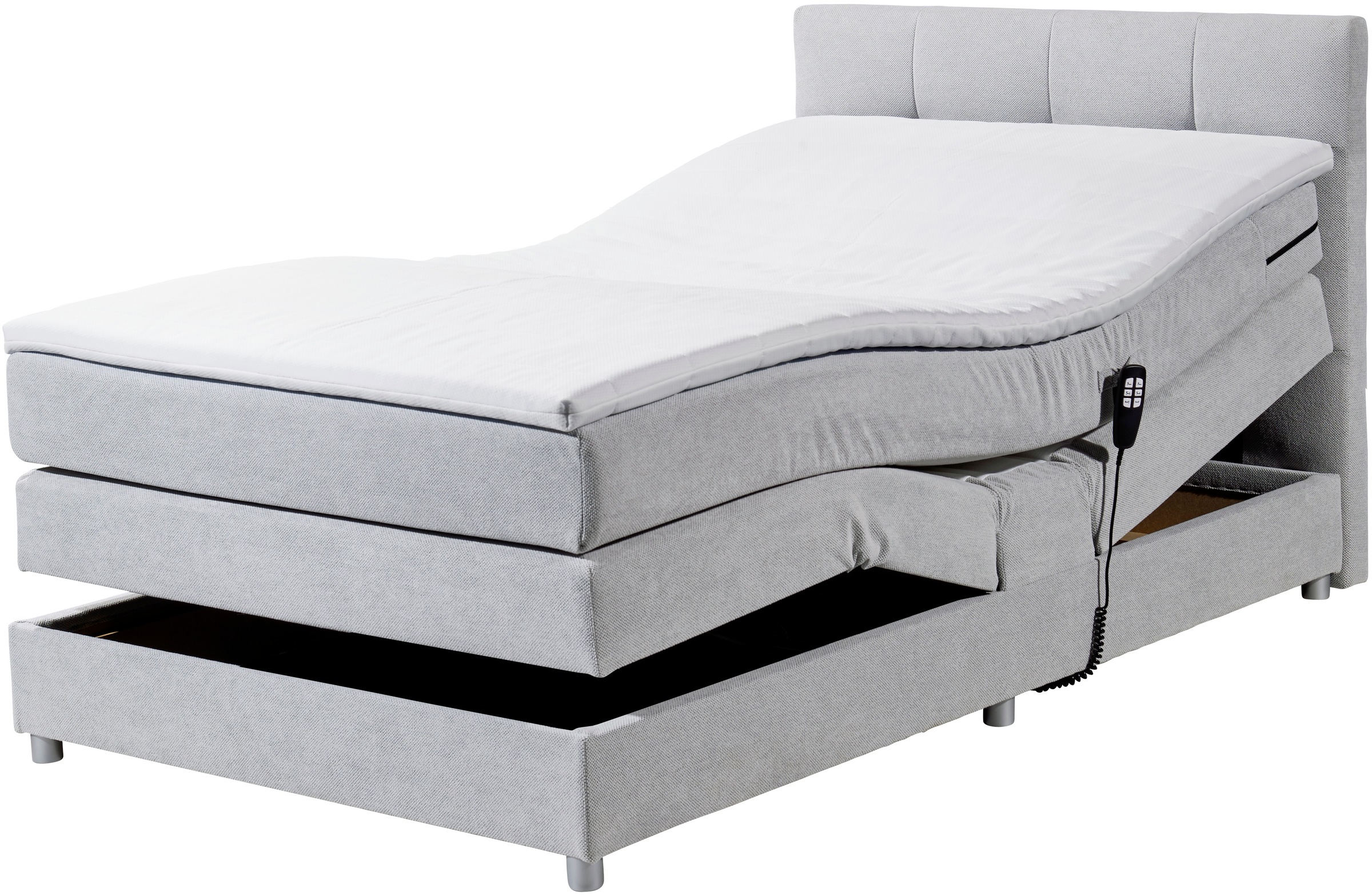 ED EXCITING DESIGN Boxspringbett »Toulouse B«, inkl. Motor