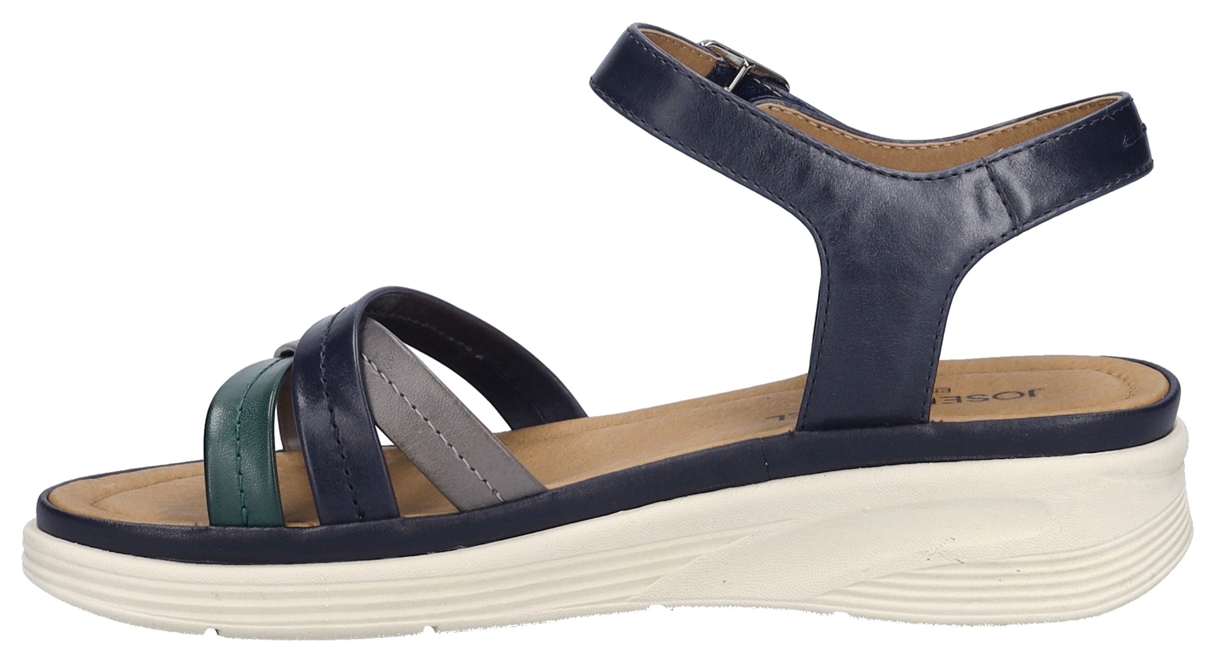 Josef Seibel Sandale »Sevran 02«  , Plateausandale, Keilsandale mit modischer Kreuzbandage