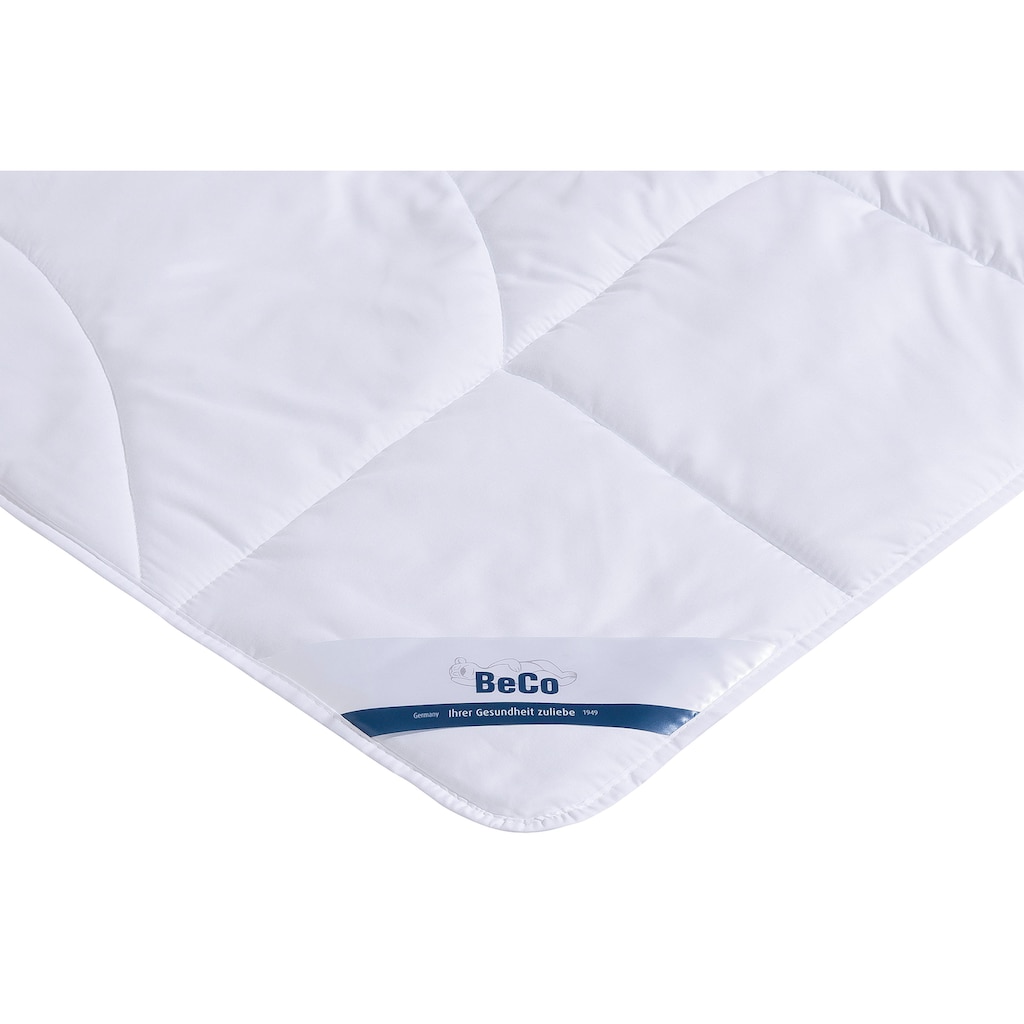 Beco Microfaserbettdecke »Medibett, Bettdecken für Sommer und Winter, zwei Bezugsvarianten«, leicht, Füllung 100% Polyester, Bezug 100% Baumwolle, (1 St.)