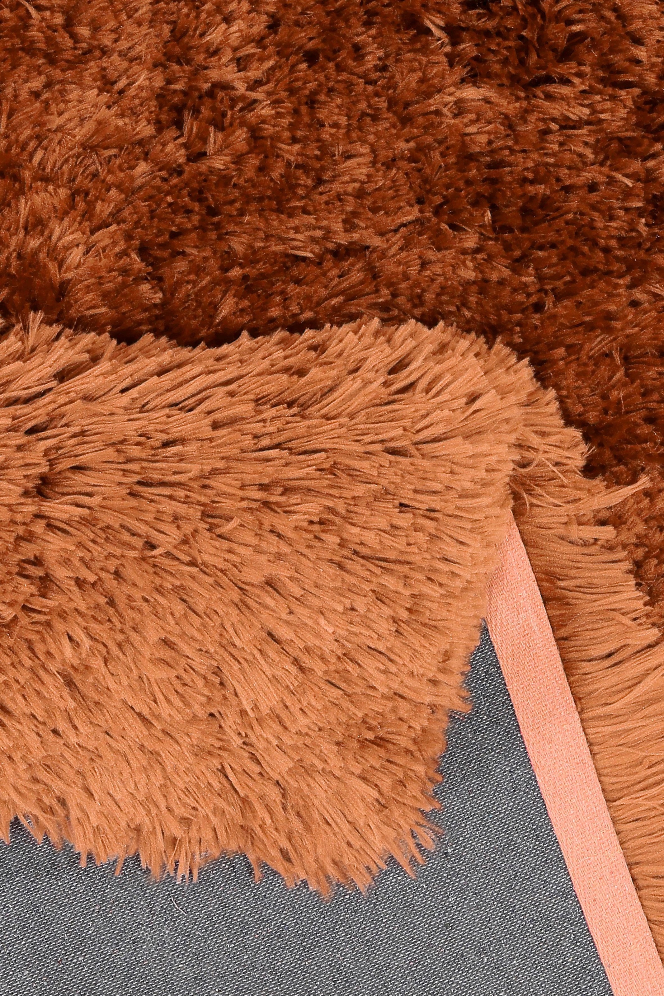 THEKO Hochflor-Teppich »Flokato«, rechteckig, 60 mm Höhe, Uni Farben, handgetuftet, flauschig weich, Wohnzimmer