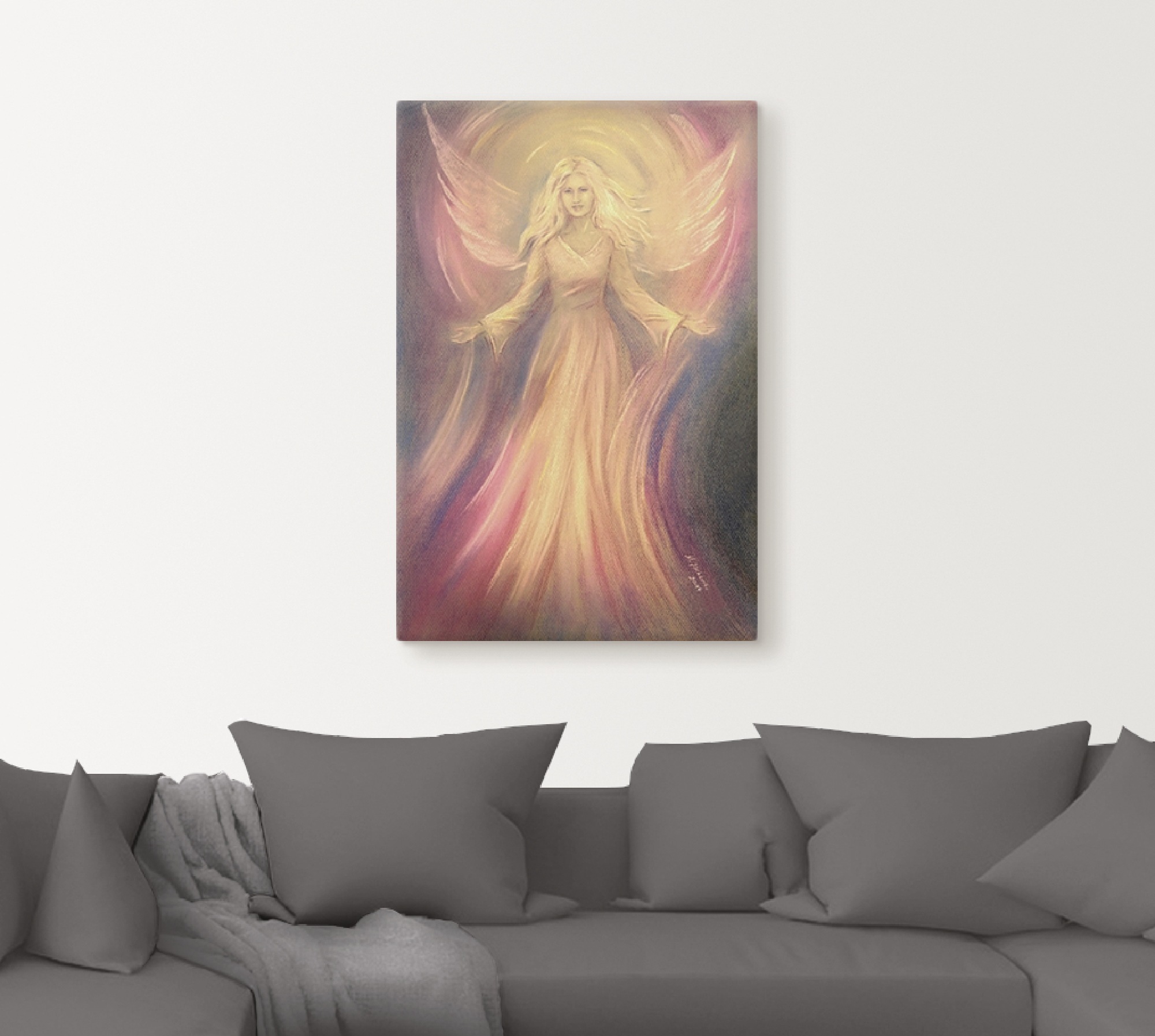 Artland Wandbild »Engel Licht Liebe - Spirituelle Malerei« Religion 1 Stk. günstig online kaufen