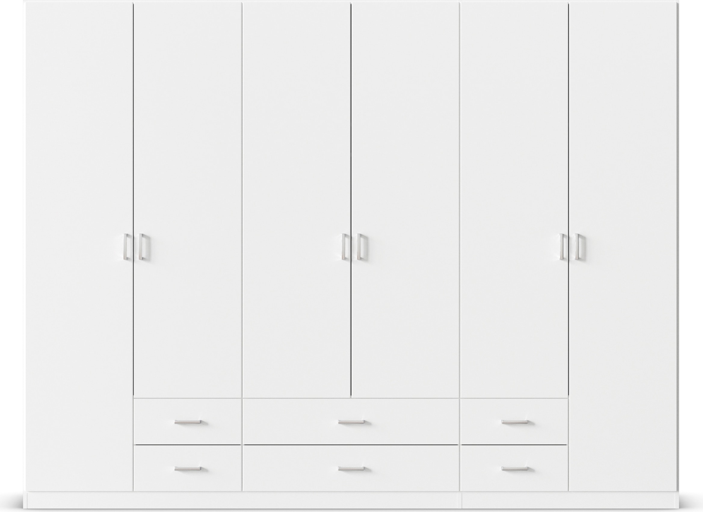 rauch Drehtürenschrank »Kleiderschrank Schrank Garderobe Wäscheschrank GAMMA in 3 Breiten«, mit 6 Schubladen, in schlichtem Design TOPSELLER MADE IN GERMANY