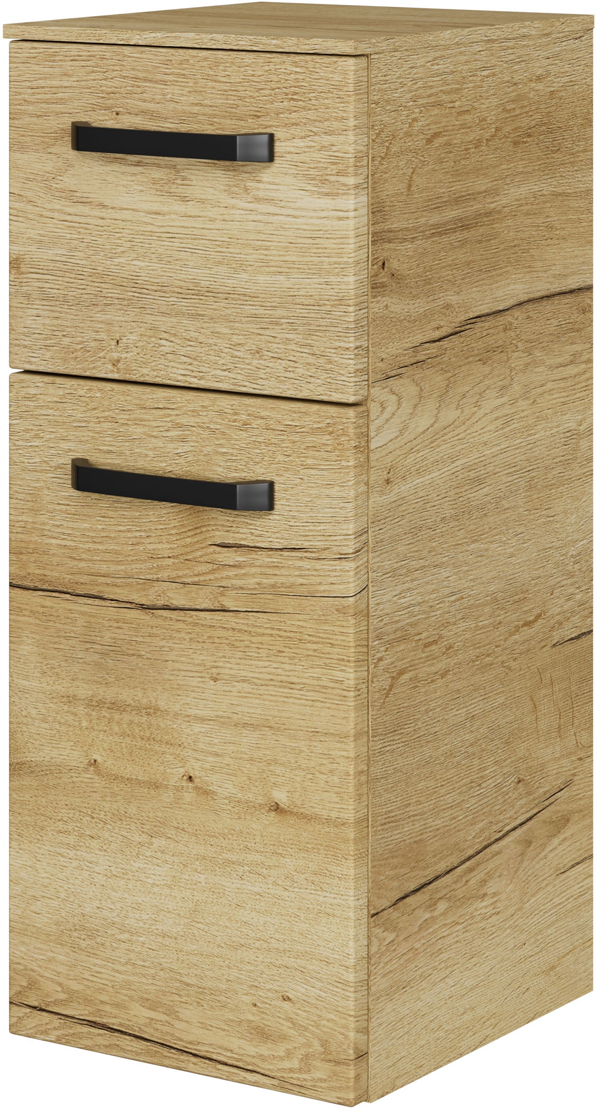 Saphir Badmöbel-Set »Serie 4010 5-teilig Keramik-Waschtisch mit LED-Spiegelschrank«, (Set), Bad Set mit Unterschrank, Hängeschrank, Midischrank, inkl. Türdämpfer