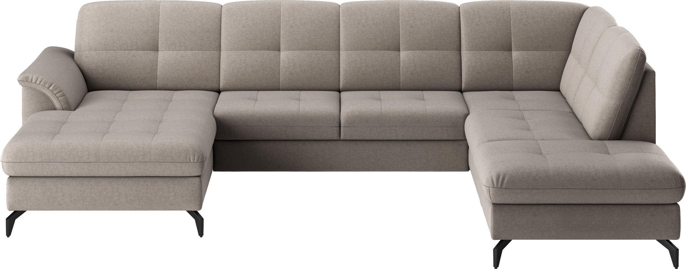 sit&more Wohnlandschaft »Zora U-Form«, wahlweise mit Bettfunktion und Bettkasten