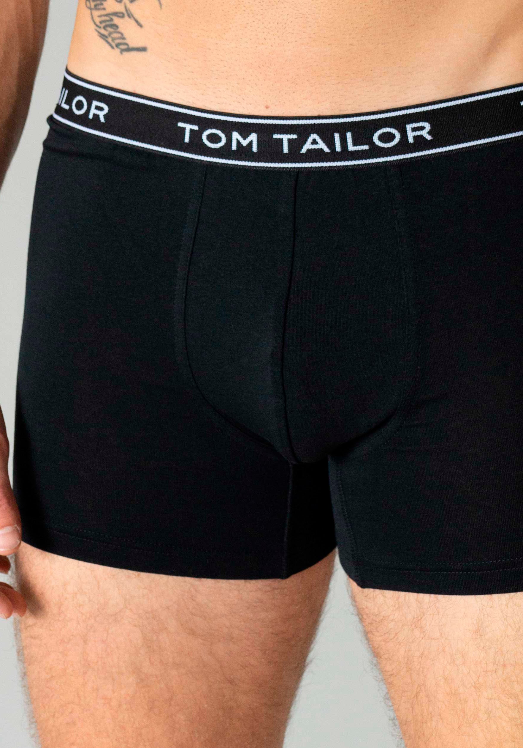 TOM TAILOR Boxershorts »Buffer«, (Packung, 3 St.), mit perfekter Passform für jeden Tag