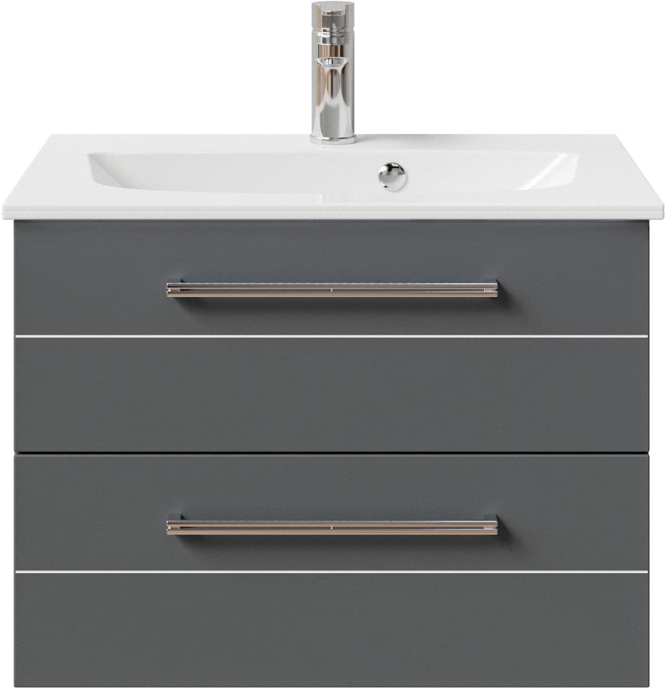 Saphir Waschtisch »Serie 6025 Mineralmarmor-Waschtisch mit Unterschrank, 67 günstig online kaufen