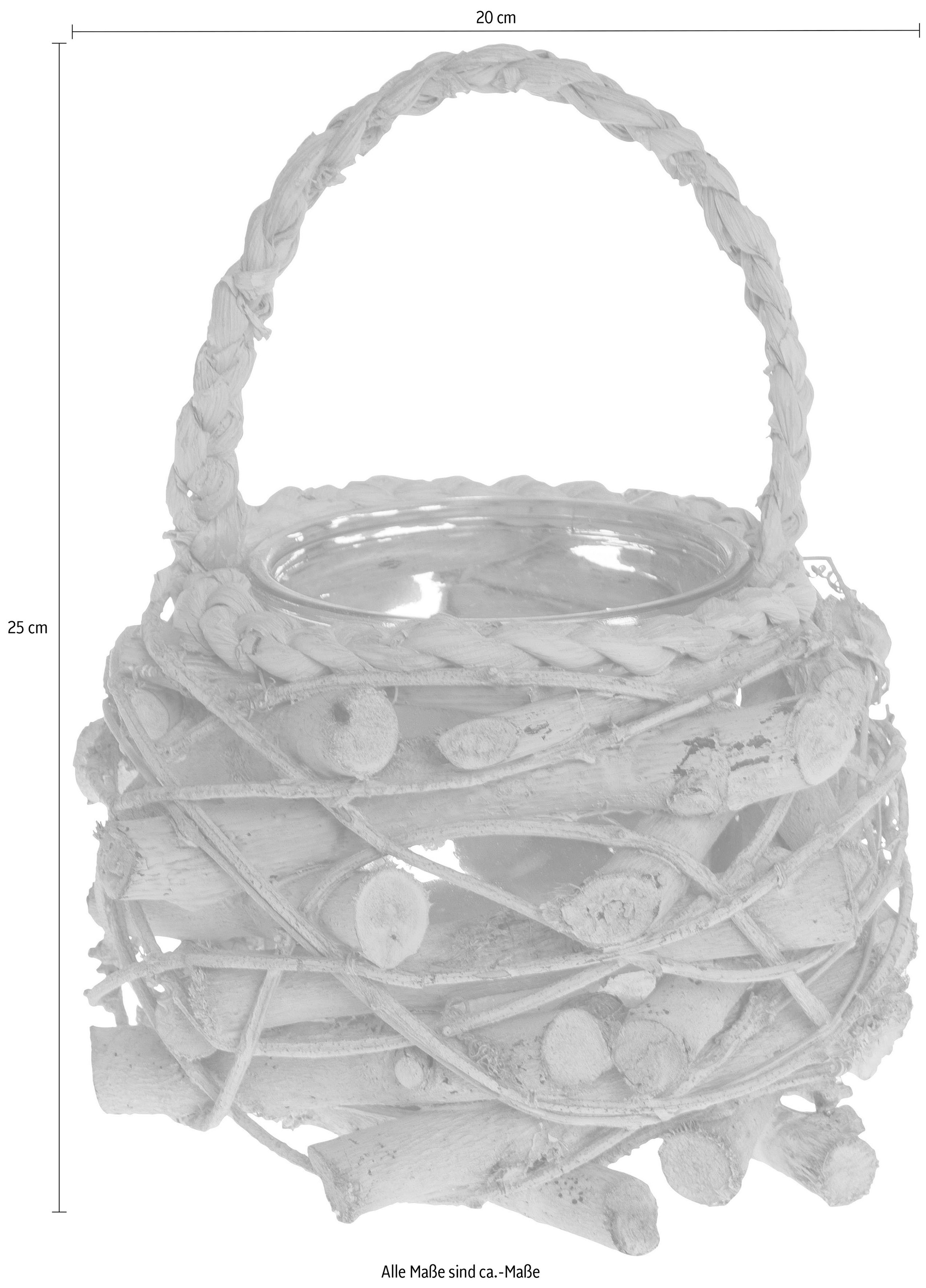 Home affaire Kerzenlaterne durchm. Glas 12cm