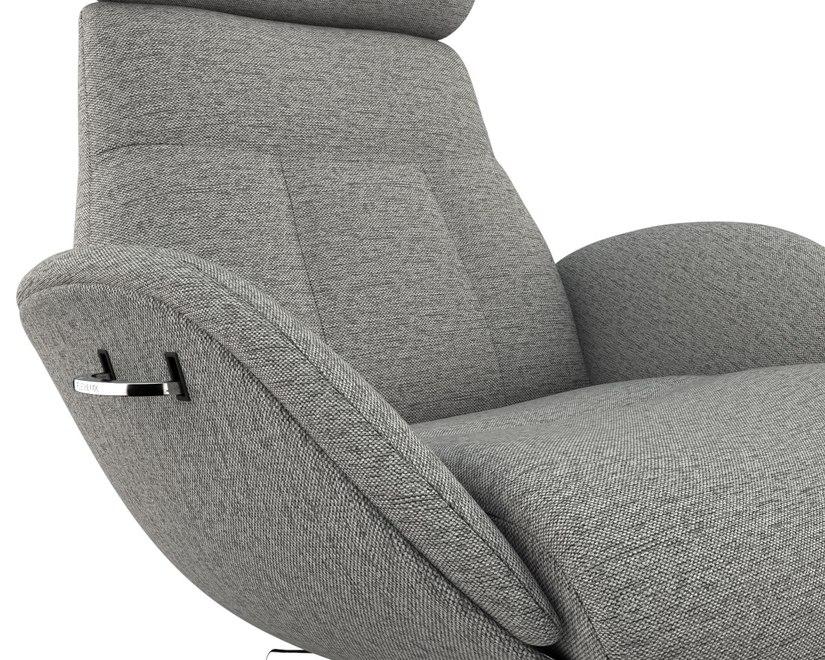 FLEXLUX Relaxsessel »Elegant, Funktionsessel, Polstersessel, Armlehnen-, TV-Fernsehsessel,«, Premium Komfort, Rücken- und Kopfteilverstellung, Drehbar, Fuß Alu