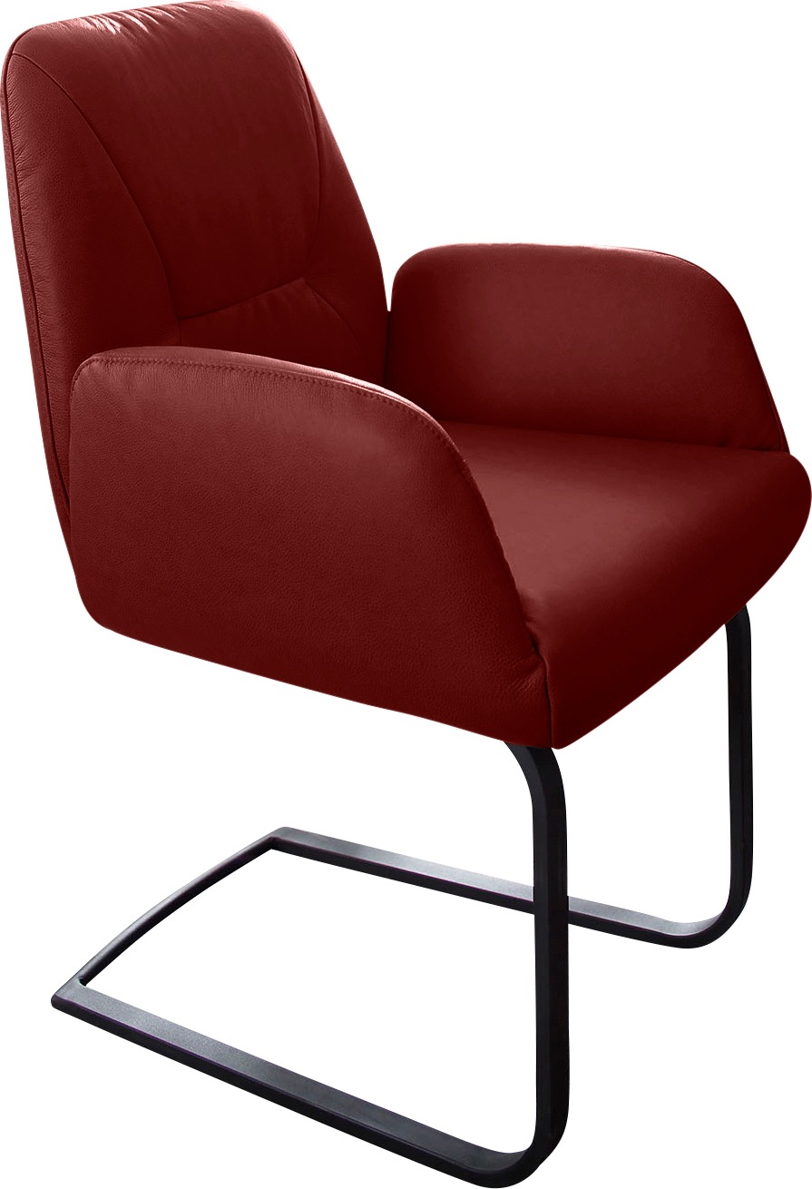 W.SCHILLIG Freischwinger »ole«, Longlife Xtra-Leder Z59, Gestell in Schwarz günstig online kaufen
