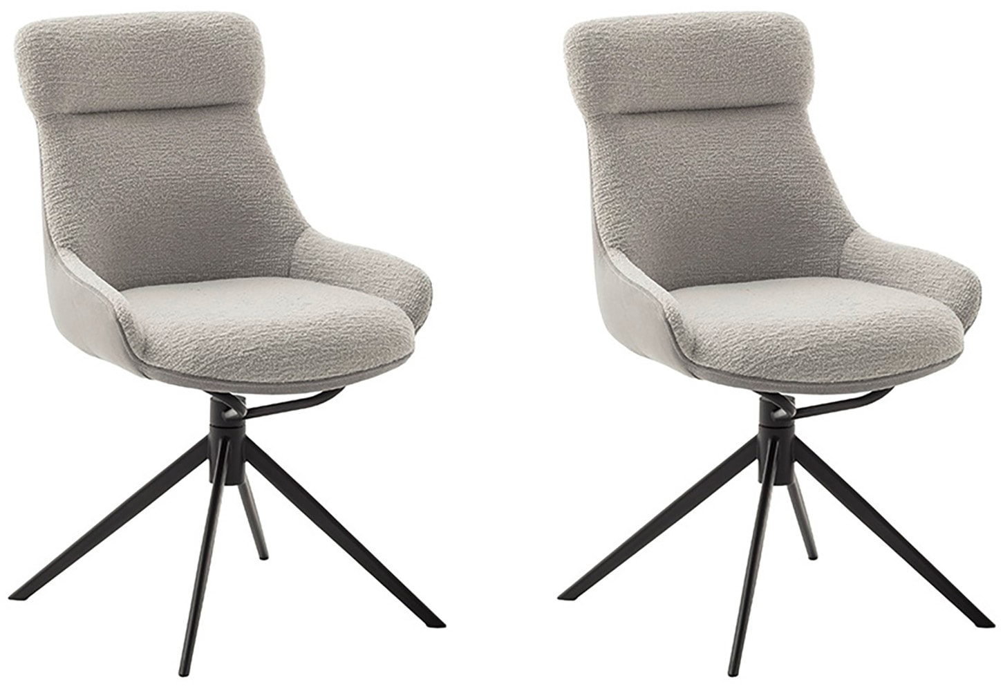 MCA furniture Esszimmerstuhl, Feingewebe, (2er-Set), drehbar 360°, Dreh- & günstig online kaufen