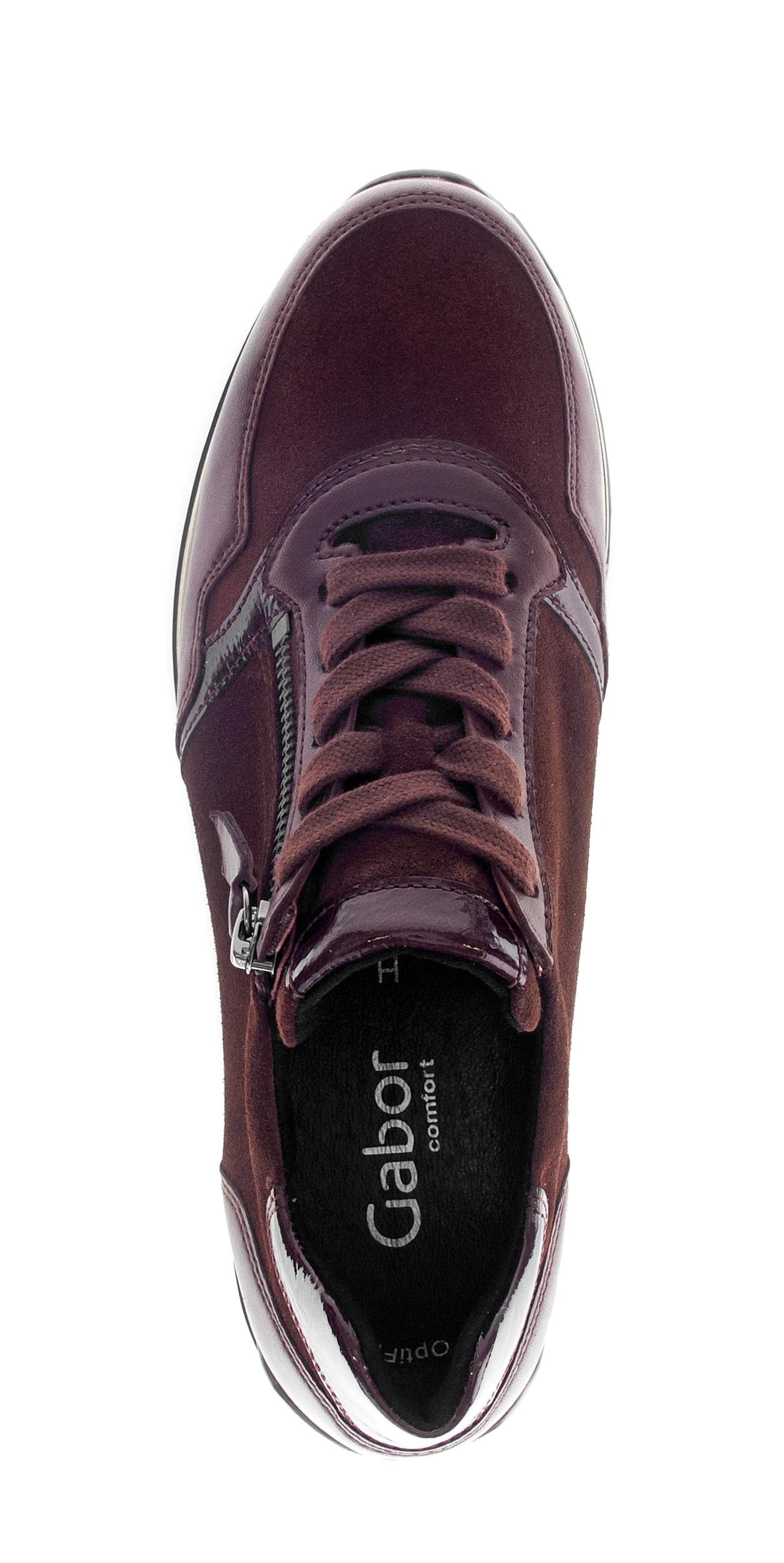 Gabor Plateausneaker »TIURIN«, Schnürschuh, Halbschuh, Komfortschuh Weite H (= sehr weit)