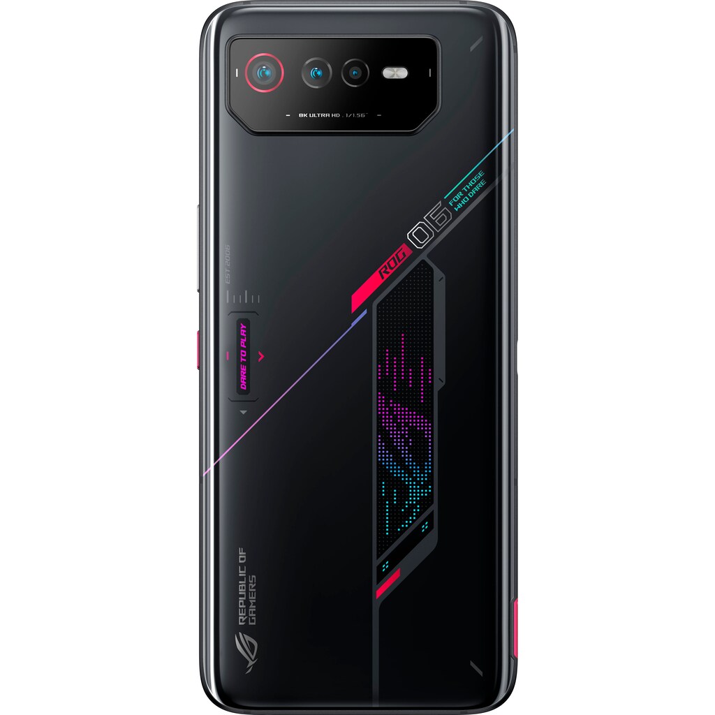 Asus Smartphone »ROG Phone 6«, Phantom Black, 17,22 cm/6,78 Zoll, 256 GB Speicherplatz, 50 MP Kamera