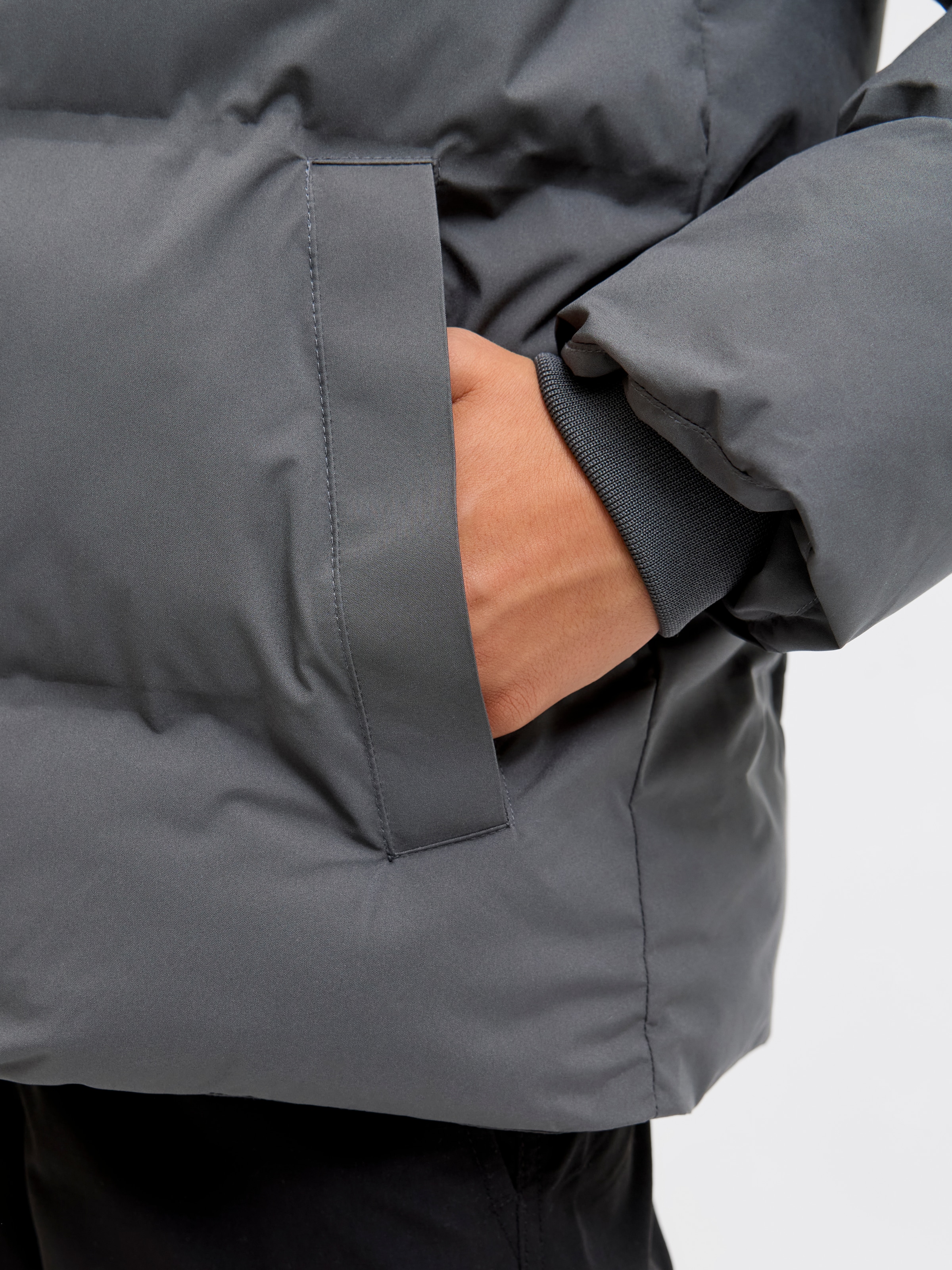 Jack & Jones Junior Steppjacke »JJKAITO PUFFER JACKET LN JNR« mit Kapuze