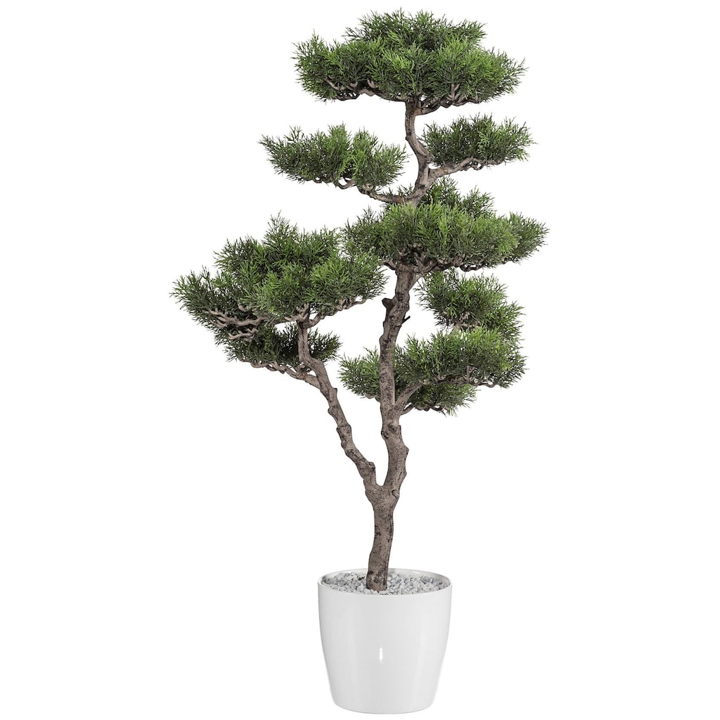 Creativ green Kunstbaum »Bonsai Zeder«