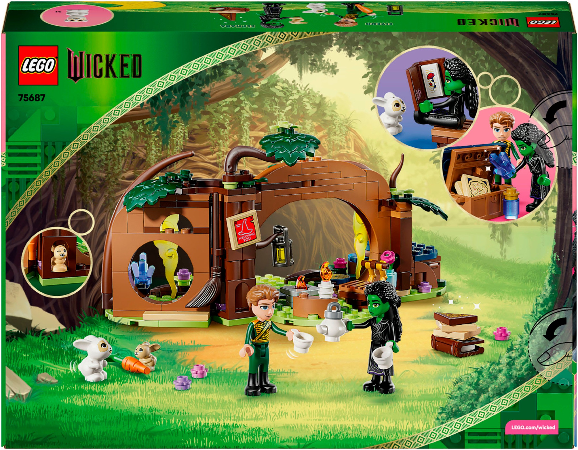 LEGO® Konstruktionsspielsteine »Elphabas Versteck (75687), LEGO Wicked« Made in Europe