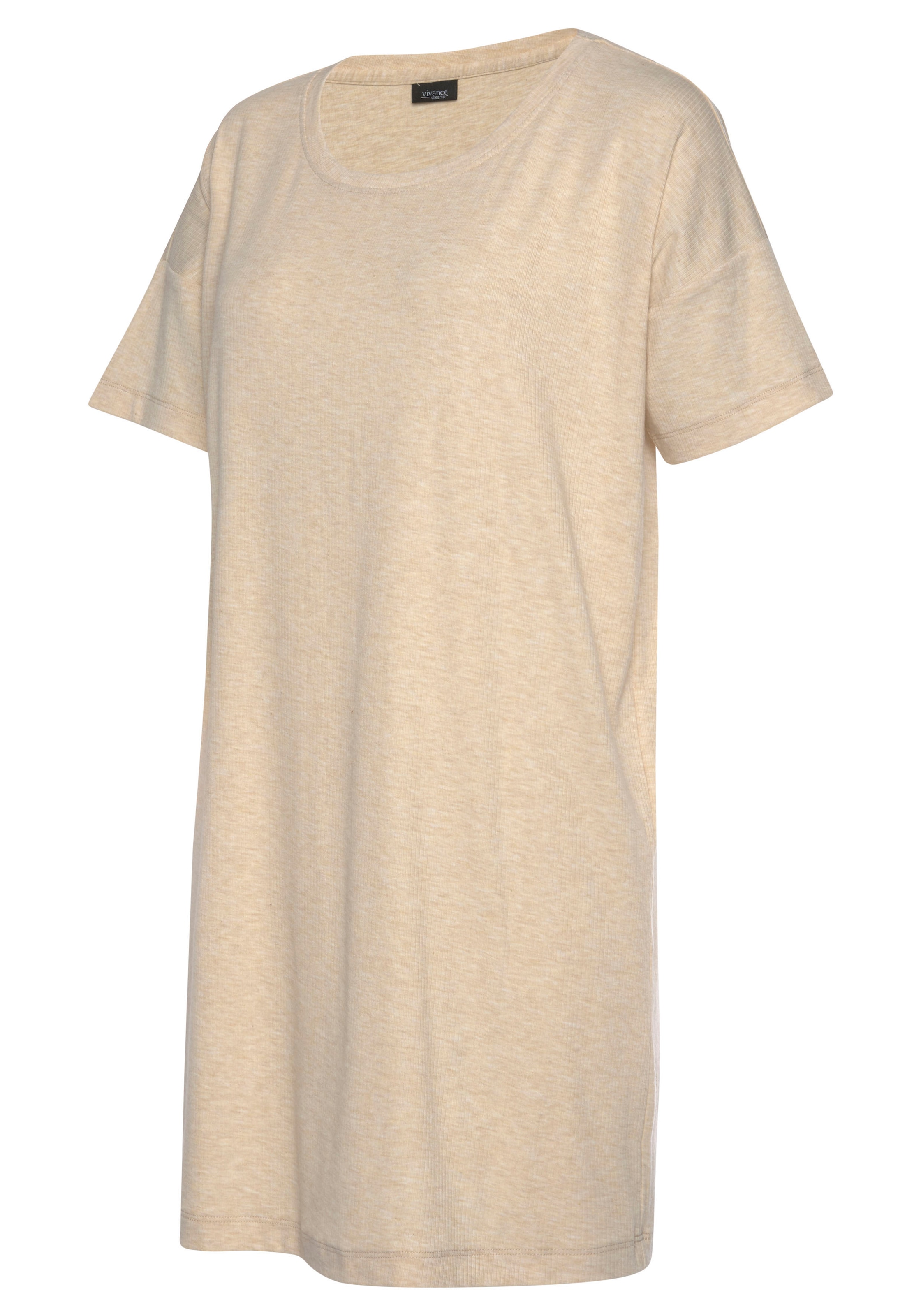 Vivance Dreams Bigshirt in weicher Ripp-Qualität