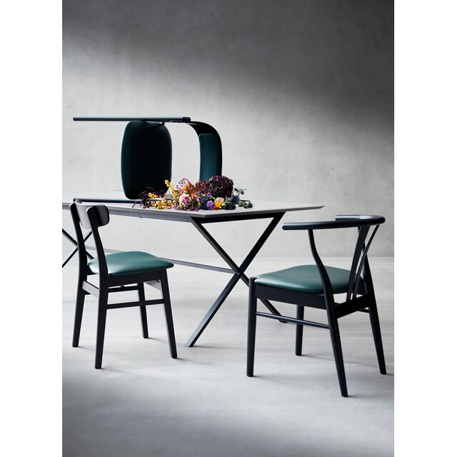 Hammel Furniture Esstisch »Meza by Hammel«, rechteckige Tischplatte MDF,  gekreuztes Metallgestell auf Raten kaufen