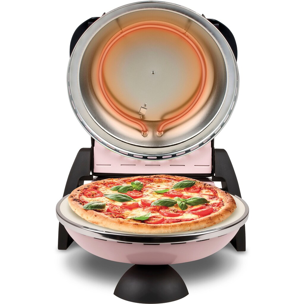 G3Ferrari Pizzaofen »Delizia G1000616 Limited Edition«, bis 400 Grad mit feuerfestem Naturstein