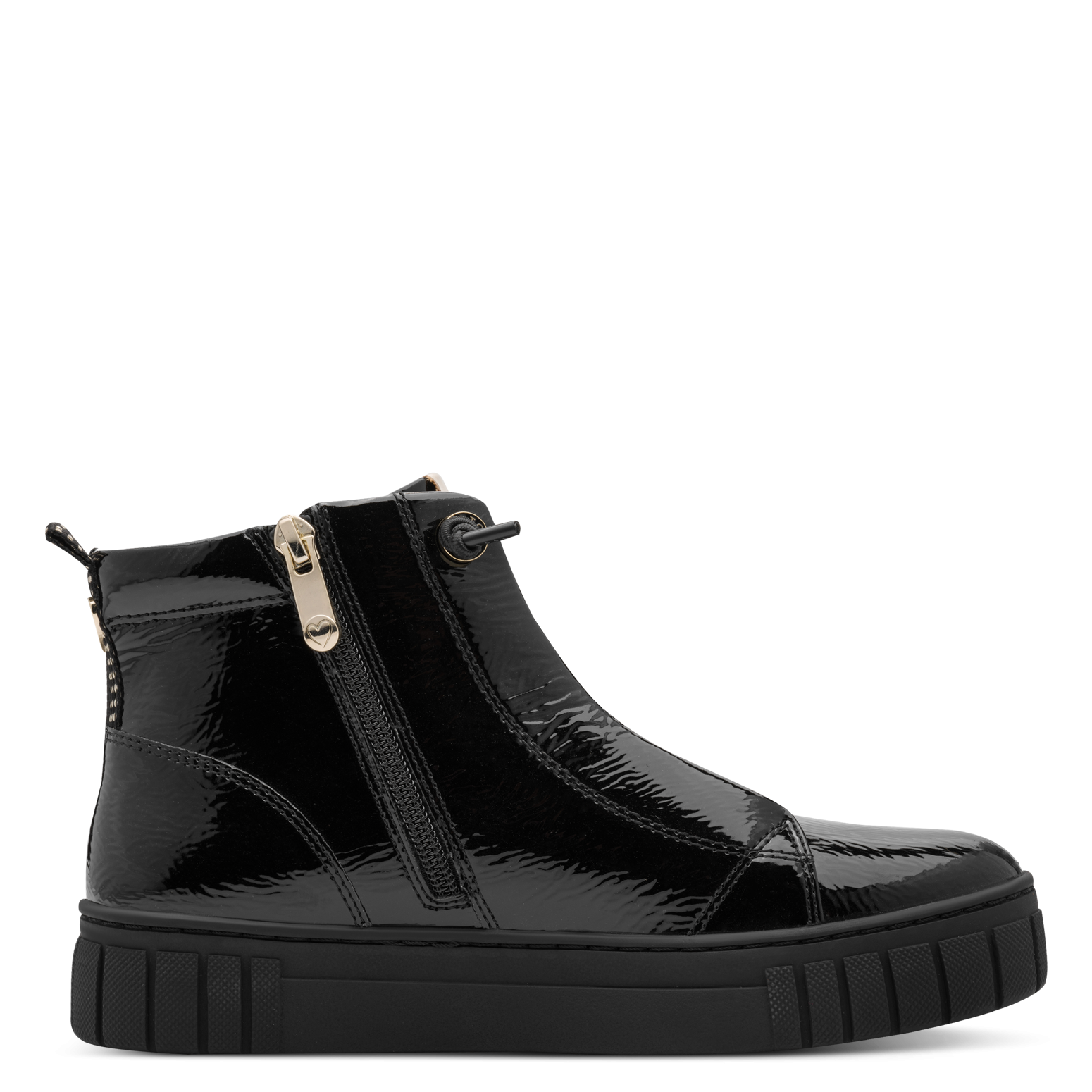 MARCO TOZZI Slip-On Sneaker  Plateau, Boots, Slip On mit elastischem Schnürsenkeln