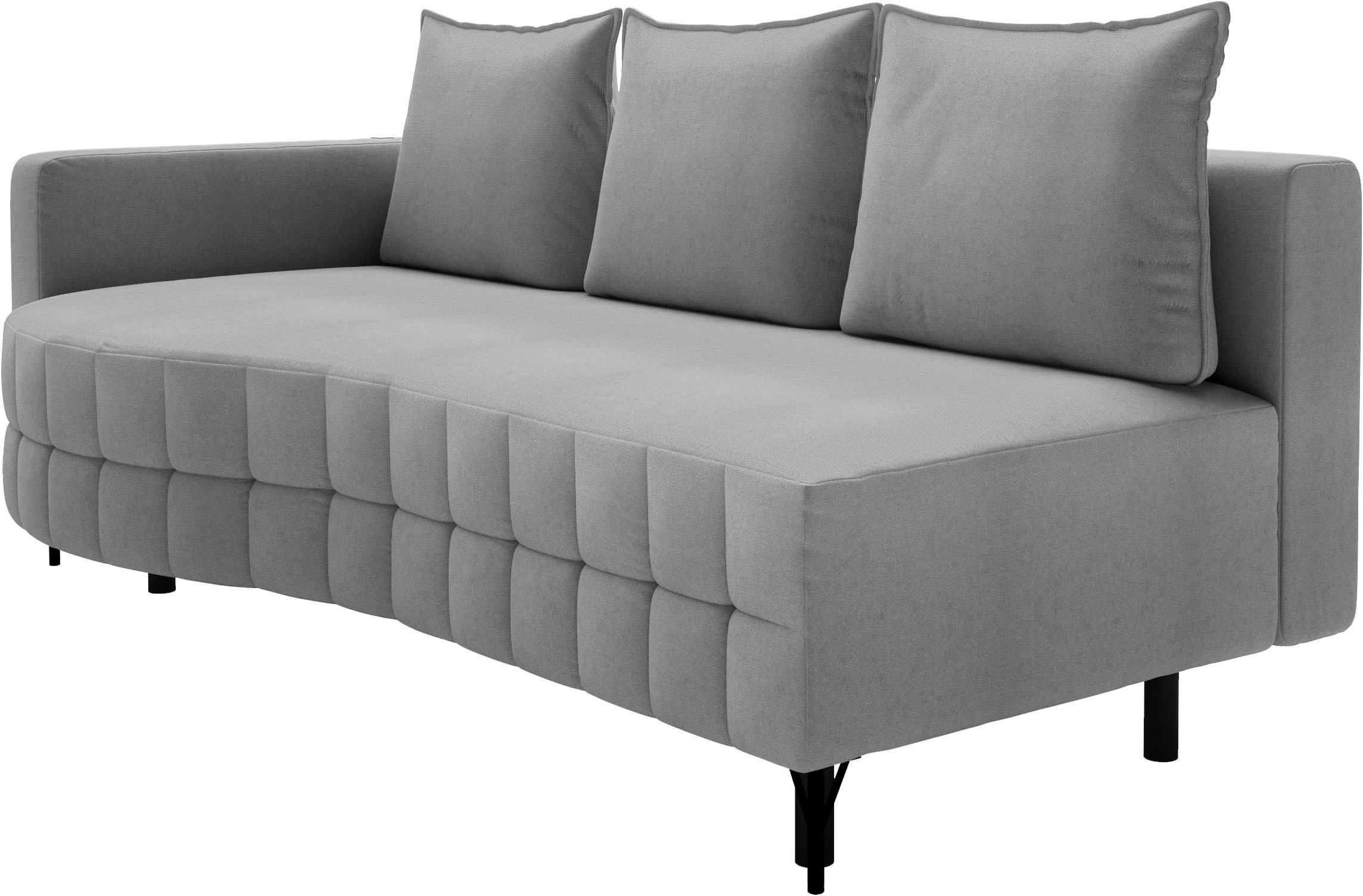 exxpo - sofa fashion Loungesofa »T wiggy Schlafsofa mit Bettfunktion und Bettkasten,« komfortabler Federkern, super Sitzkomfort, elegante Formensprache