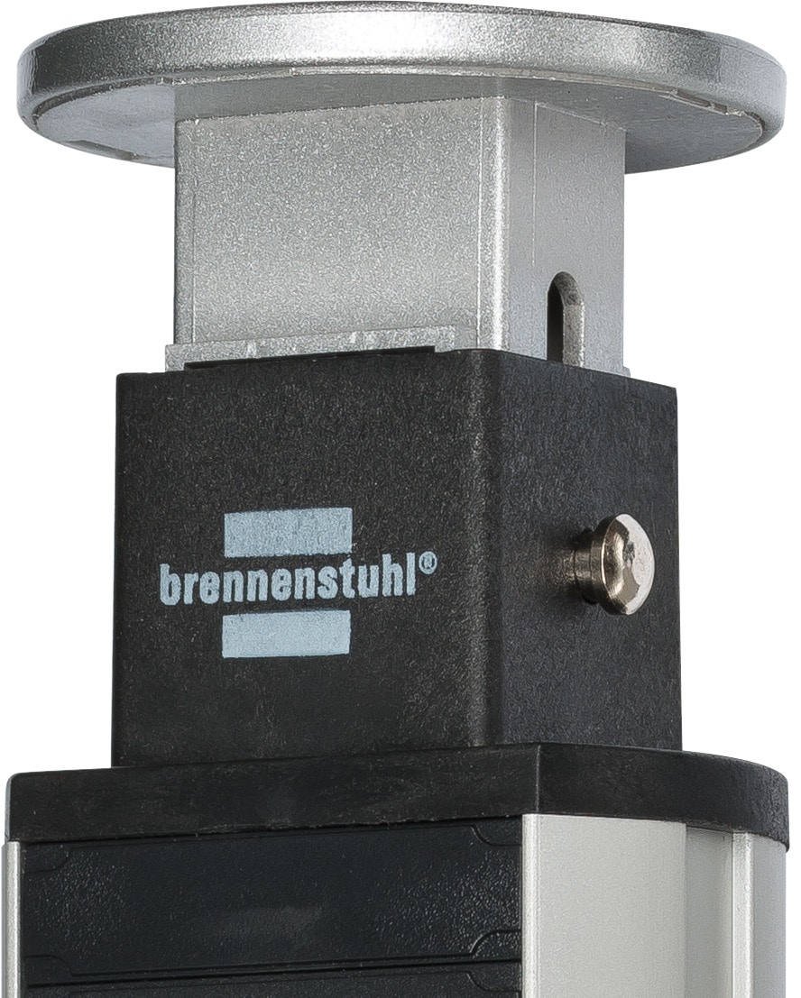 Brennenstuhl Steckdosenleiste »Tower Power«, 3-fach, (Kabellänge 2 m), komplett in Tischplatte versenkbar