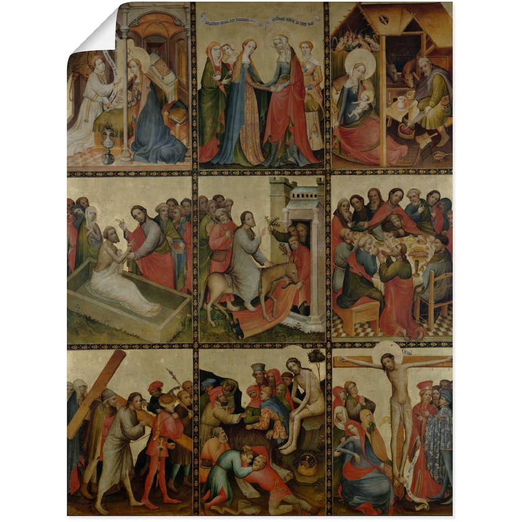 Artland Kunstdruck »Goldene Tafel. Außenflügel II«, Religion, (1 St.)