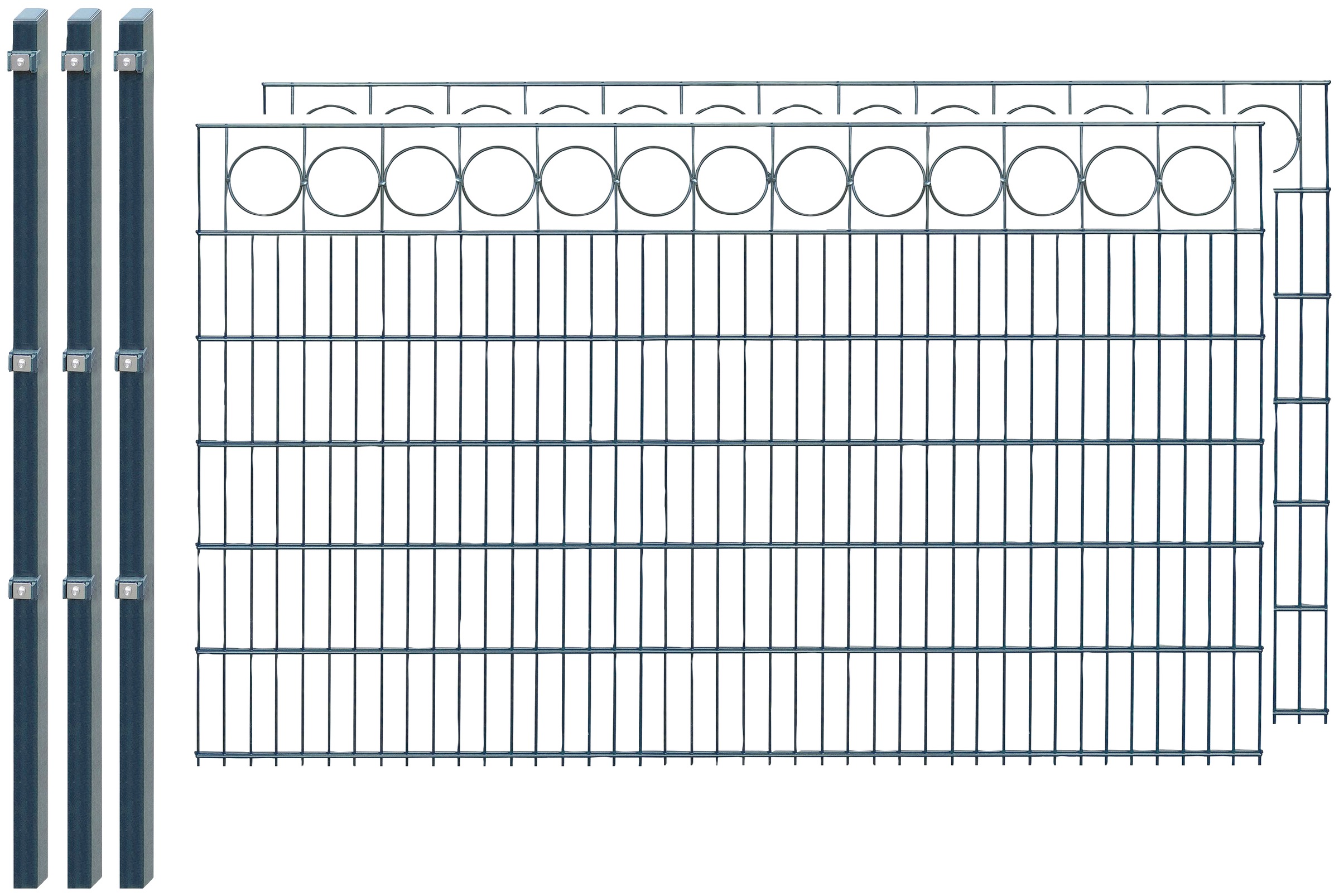 Arvotec Doppelstabmattenzaun »0885-0102-004«, (Set), 120 cm hoch, 2 Matten für 4 m, 3... kaufen