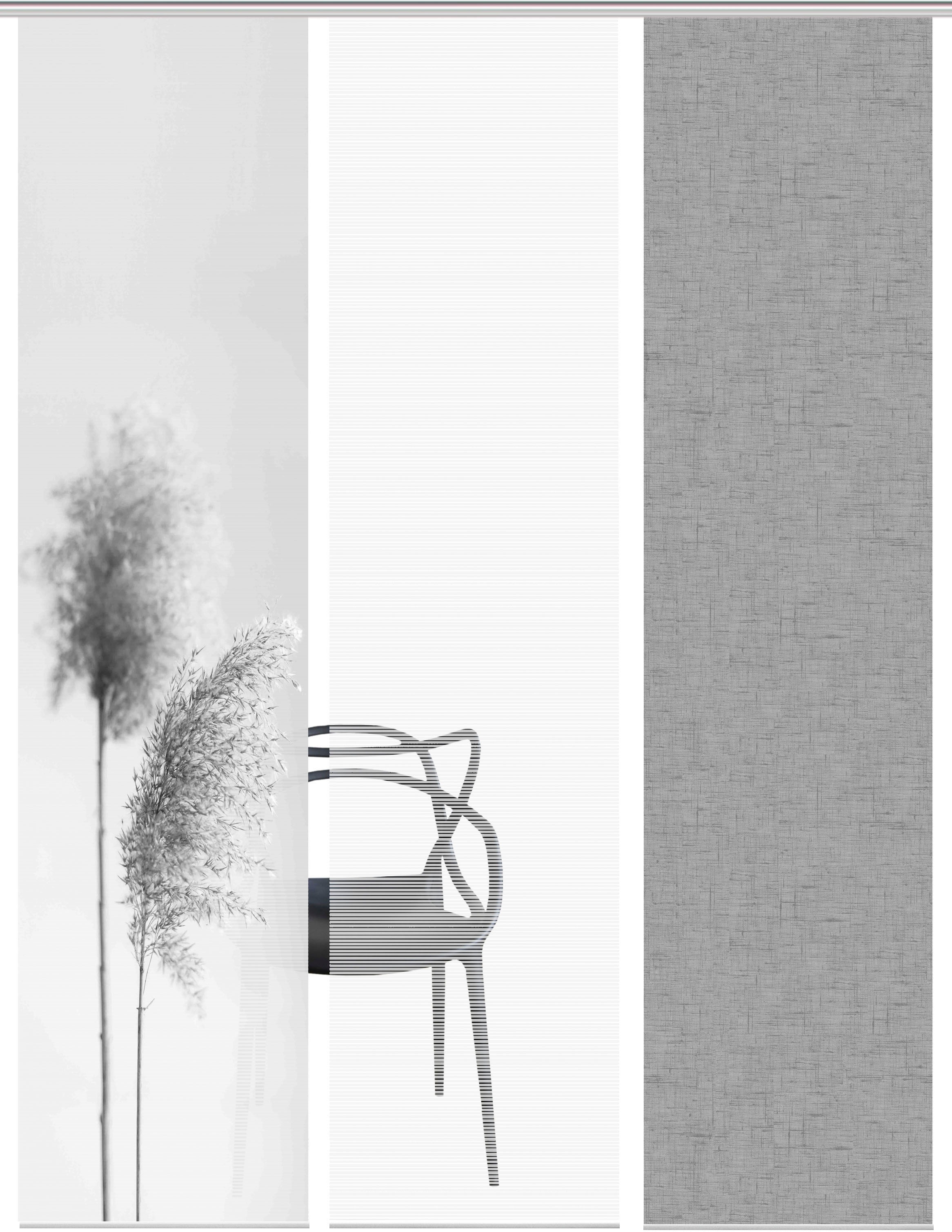 Vision S Schiebegardine »IRLOS 3er SET« Paneelwagen 3 Stk. tlg. Schiebevorh günstig online kaufen