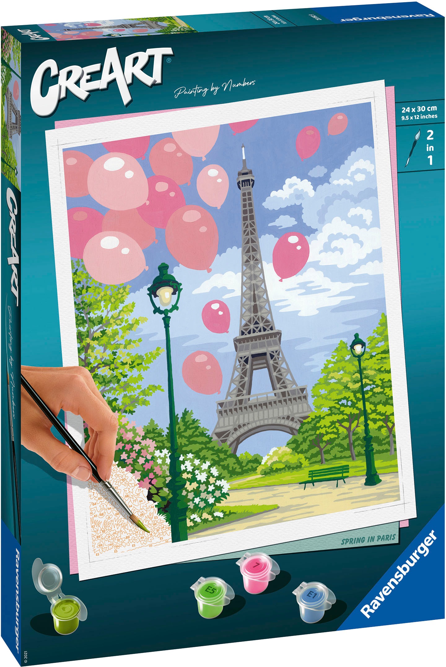 Ravensburger Malen nach Zahlen »CreArt, Spring in Paris« Made in Europe