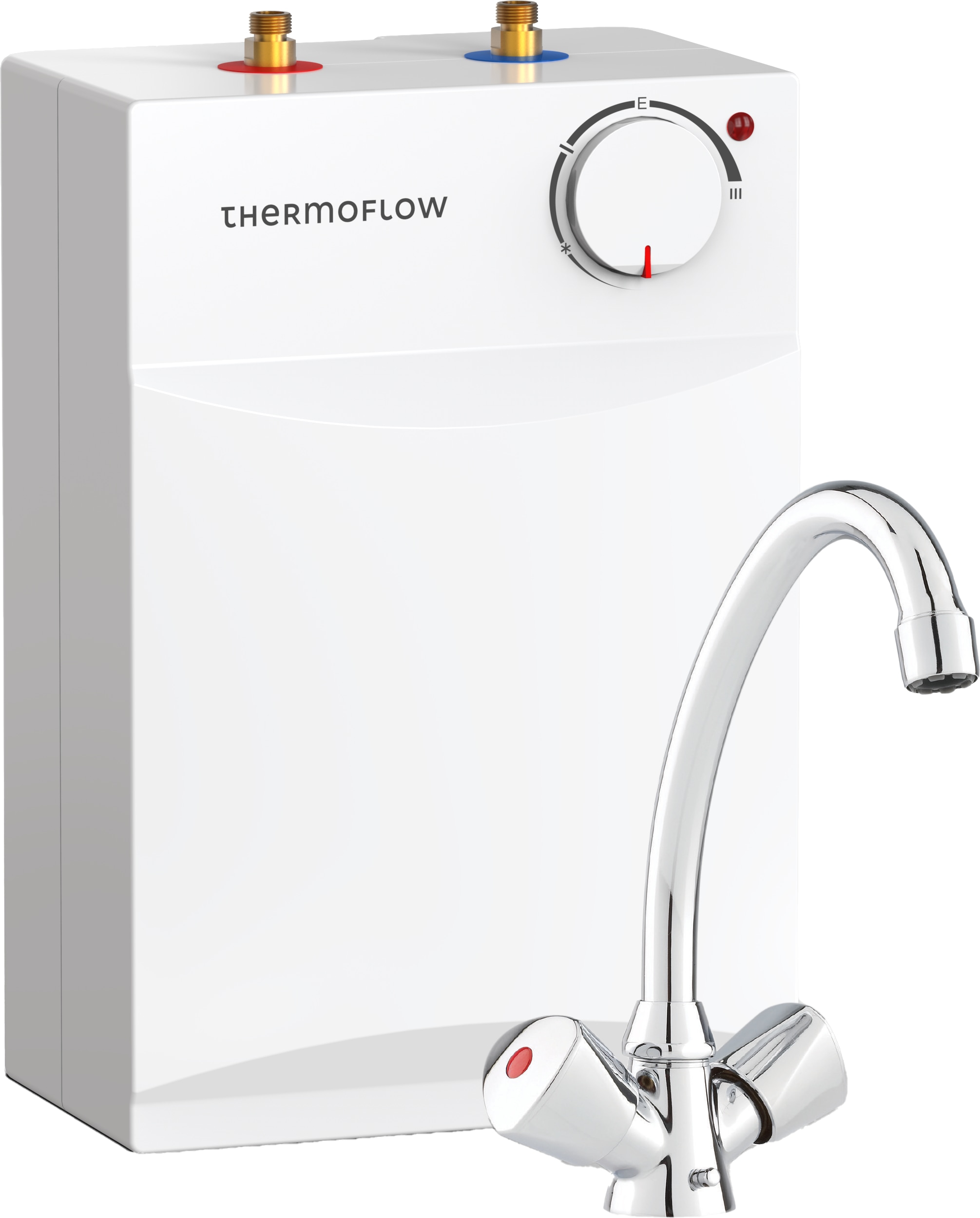 Thermoflow Untertischspeicher »UT 5«, (Set, mit Niederdruckarmatur QMIX 12), mit Armatur