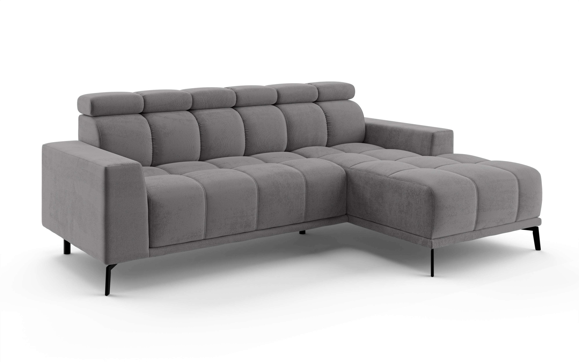 INOSIGN Ecksofa »CAZIE, Designsofa, L-Form, trendige Bubble-Optik,«, L-Form mit Wellenunterfederung, Recamiere rechts/links bestellbar