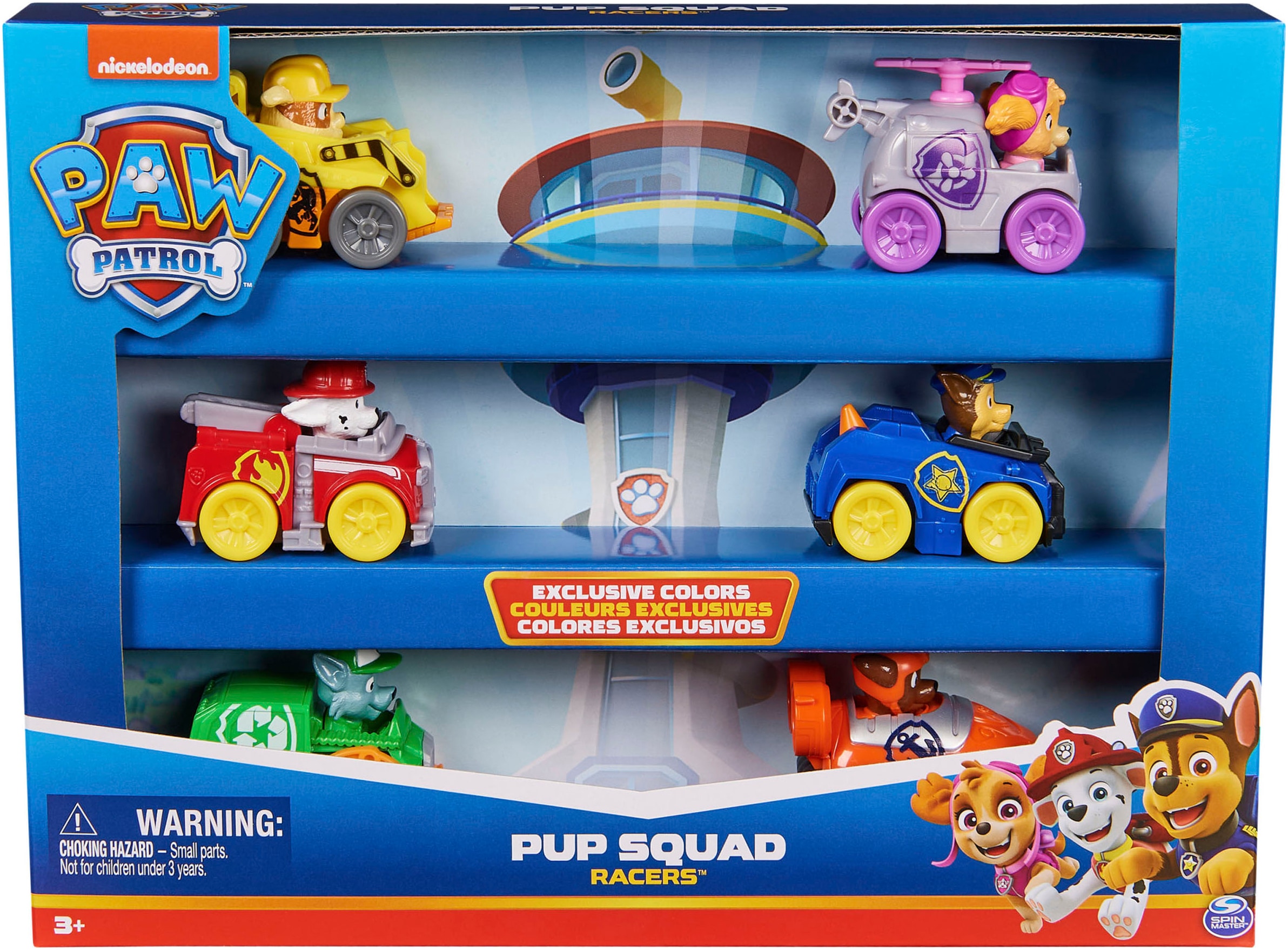 Spin Master Spielzeug-Auto »Paw Patrol - Pup Squad Racers Core Geschenkset«, (Set)
