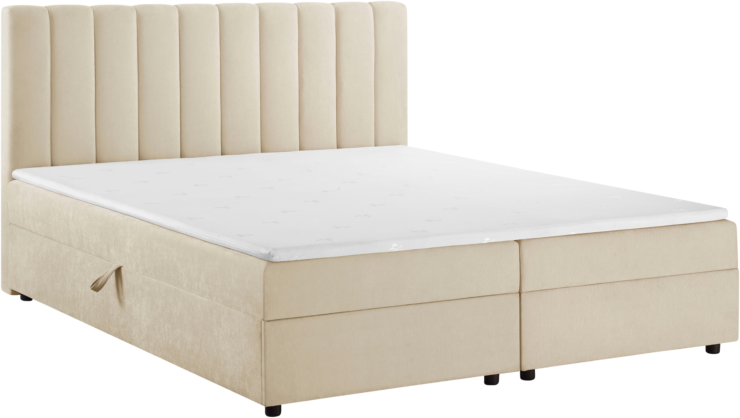 OTTO home Boxbett »Haileyy inkl. Bettkasten und Topper, Liegefläche 180x200cm« erhältlich in der Größe 180x200 cm