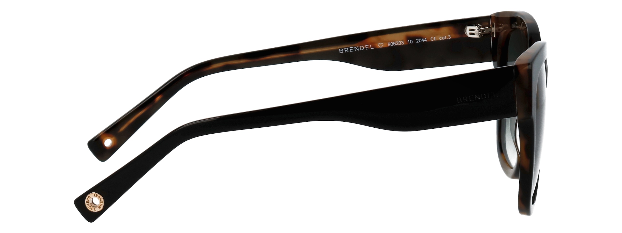 BRENDEL eyewear Sonnenbrille »Modell 906203« Form Karree/Eckig, Logoschriftzug auf Bügel, Kunststofffassung