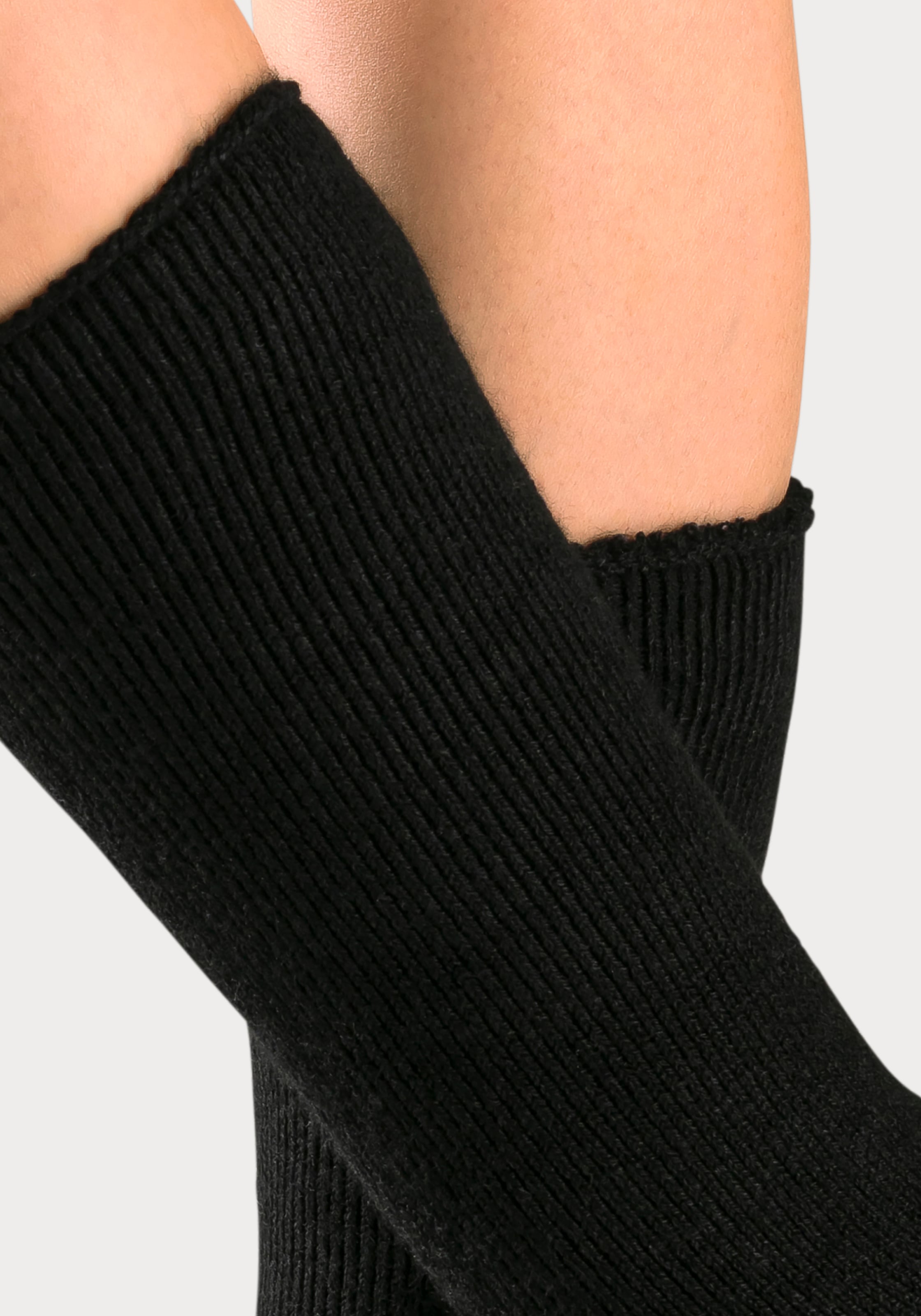 Lavana Thermosocken, (Packung, 2 Paar), mit flauschiger Innenseite