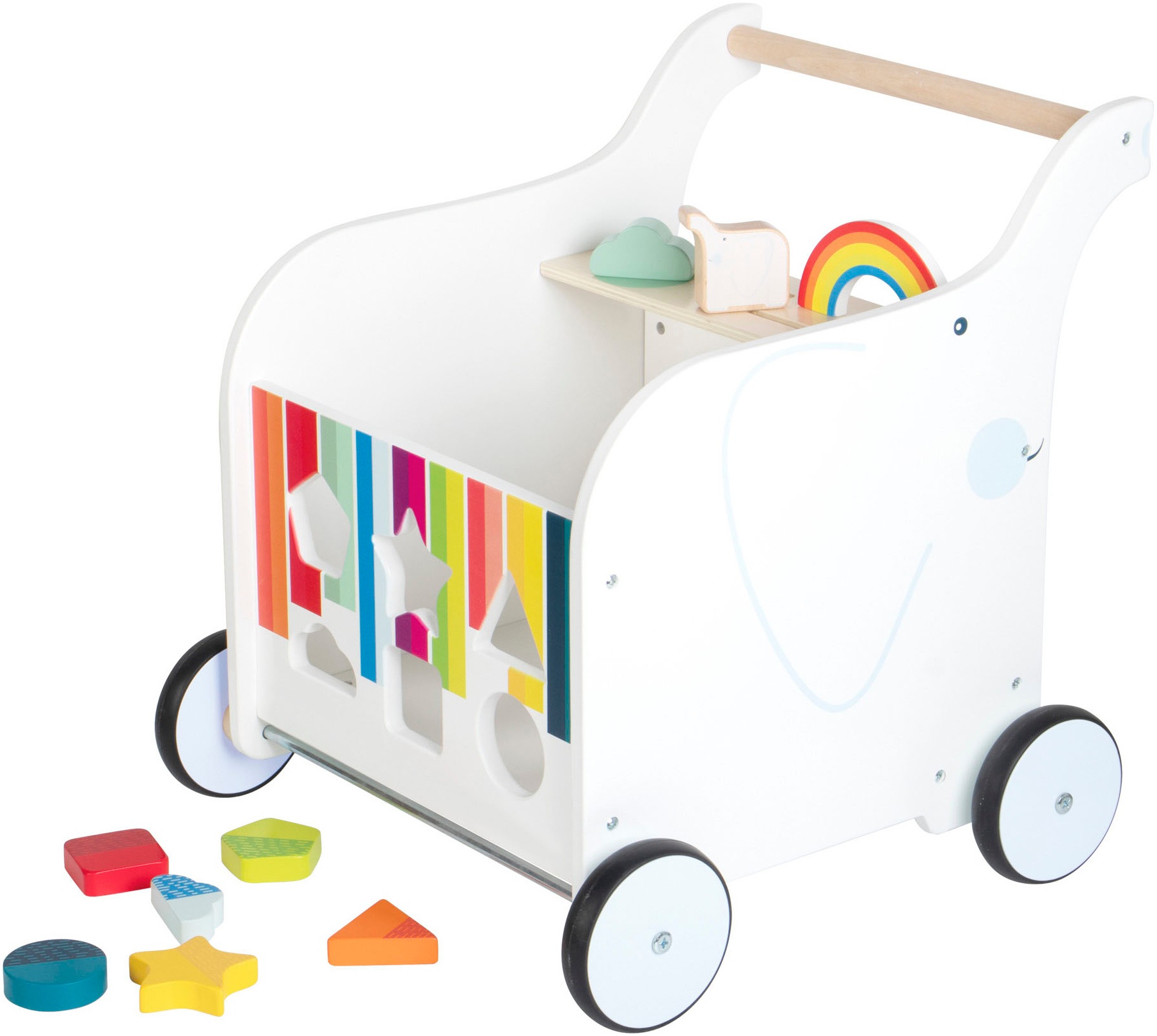 Small Foot Lauflernwagen »Spielzeugbox Elefant«