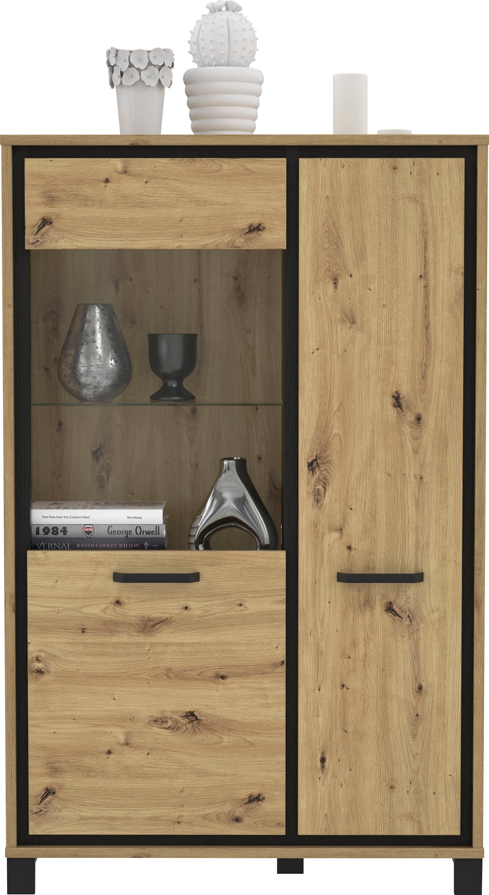 FORTE Vitrine »Trondheim«, Höhe 161 cm