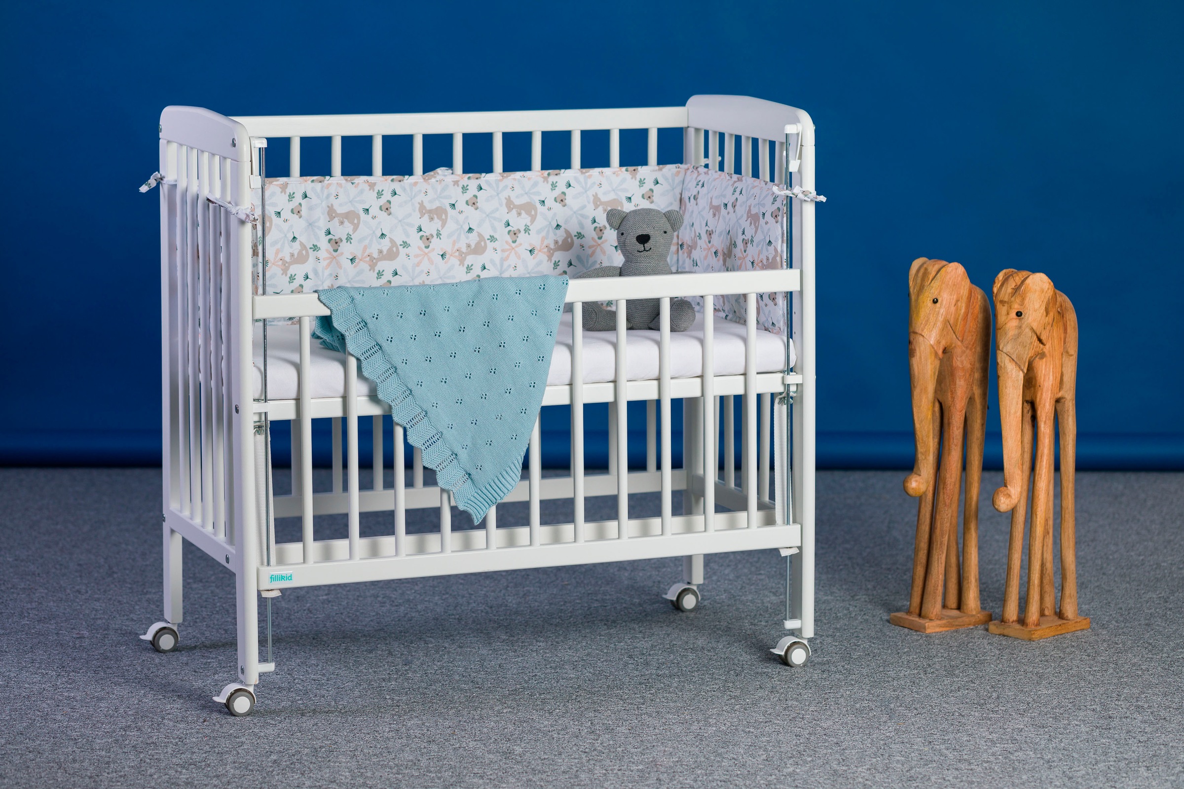 Fillikid Beistellbett »Nino«, inkl. Matratze; Made in Europe