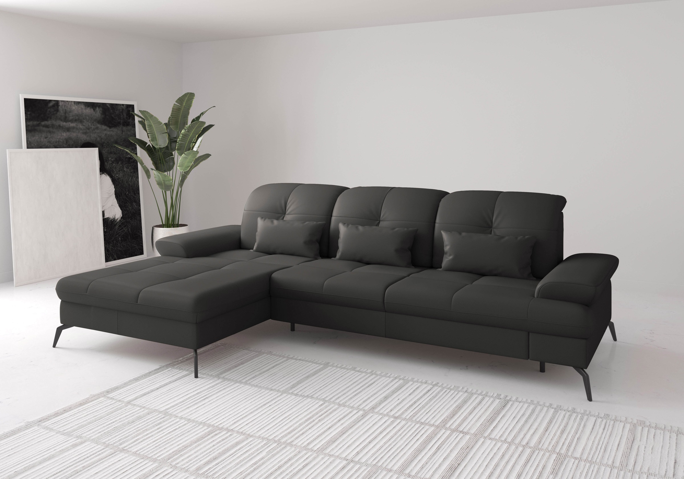 sit&more Ecksofa »Amica, L-Form, inkl. Sitztiefenverstellung & Armteilverst günstig online kaufen