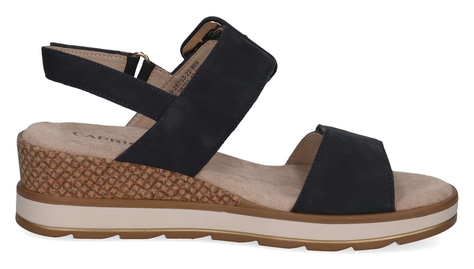 Caprice Keilsandalette  , Sommerschuh, Riemchensandale in bequemer Weite