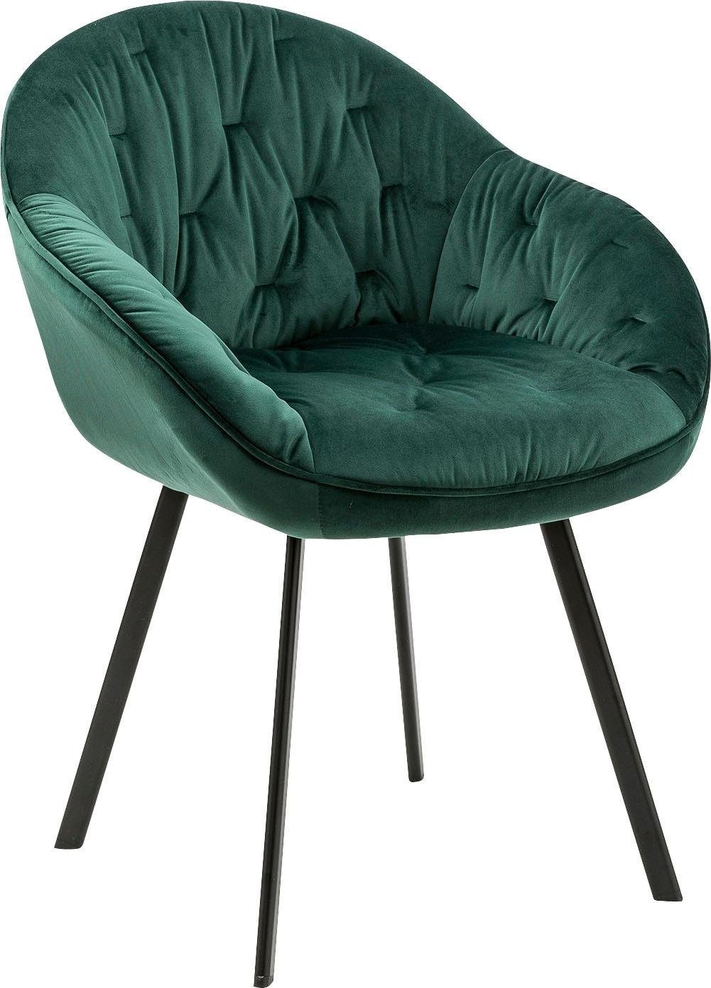 SalesFever Esszimmerstuhl, (Set), 2 St., Samtvelours kaufen