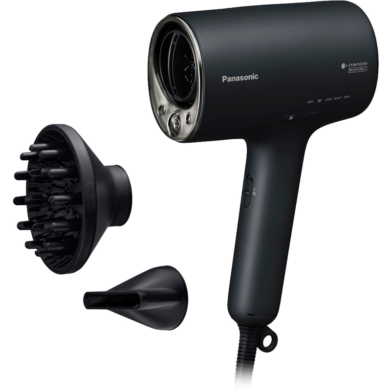 PANASONIC Haartrockner »EH-NA0J-N825« 1.600 W 2 Aufsätze nanoe MOISTURE+ und Mineral Haartrockner, vielseitige Modi, kompakt schwarz Zwei...